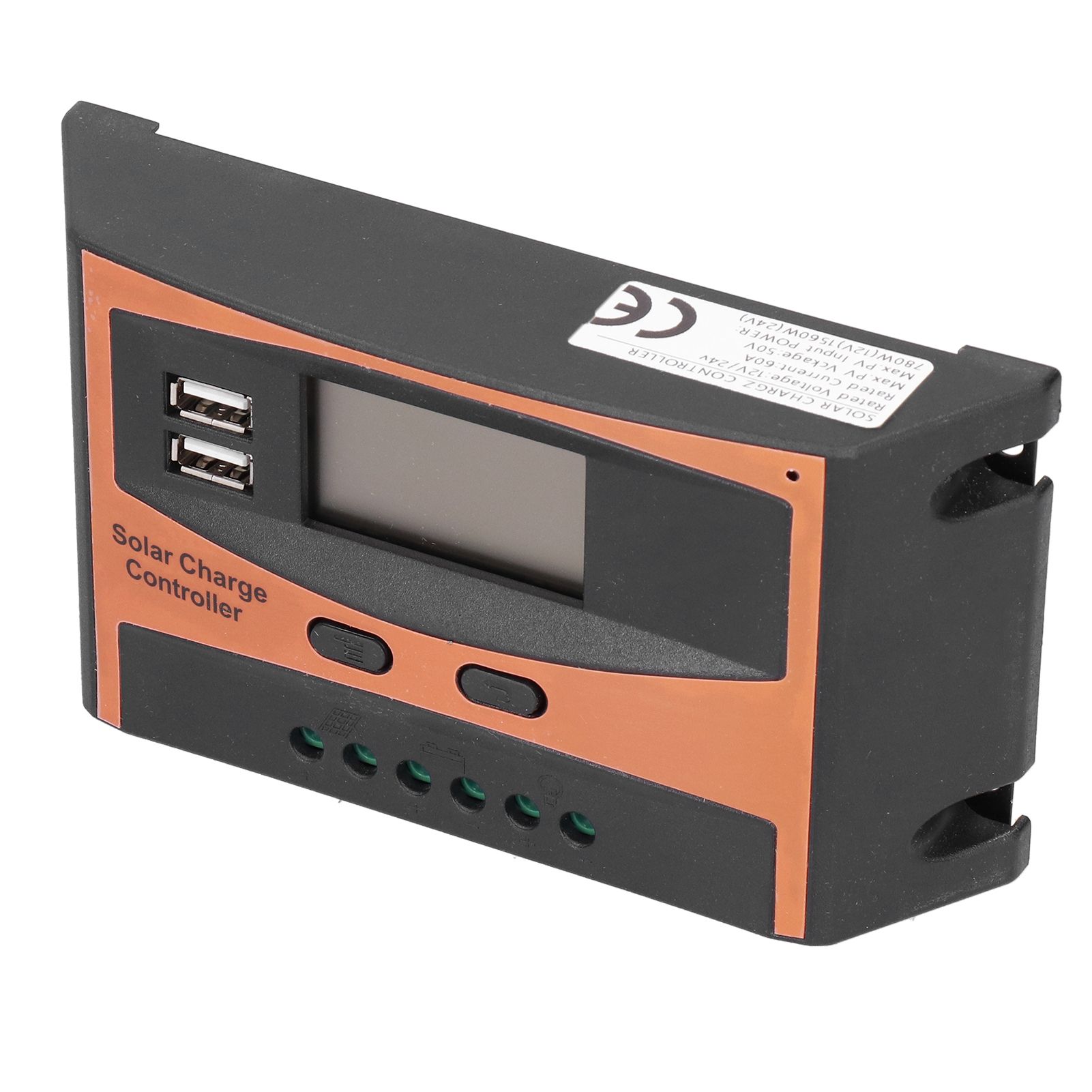 12V/24V Solar Charge Controller IP32 Waterproof High Efficient PWM Solar Power Controller60A - Image 7