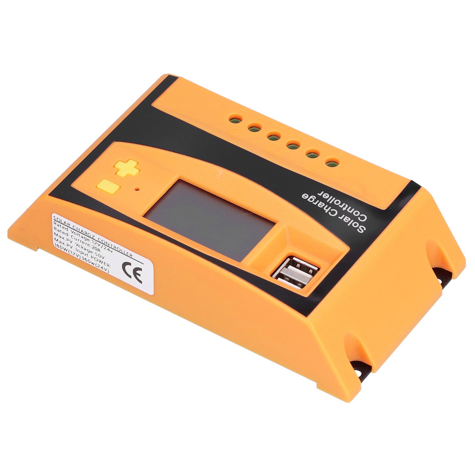 12V/24V Solar Charge Controller Solar Charge Discharge Regulator Waterproof Photovoltaic Controller20A - Image 2