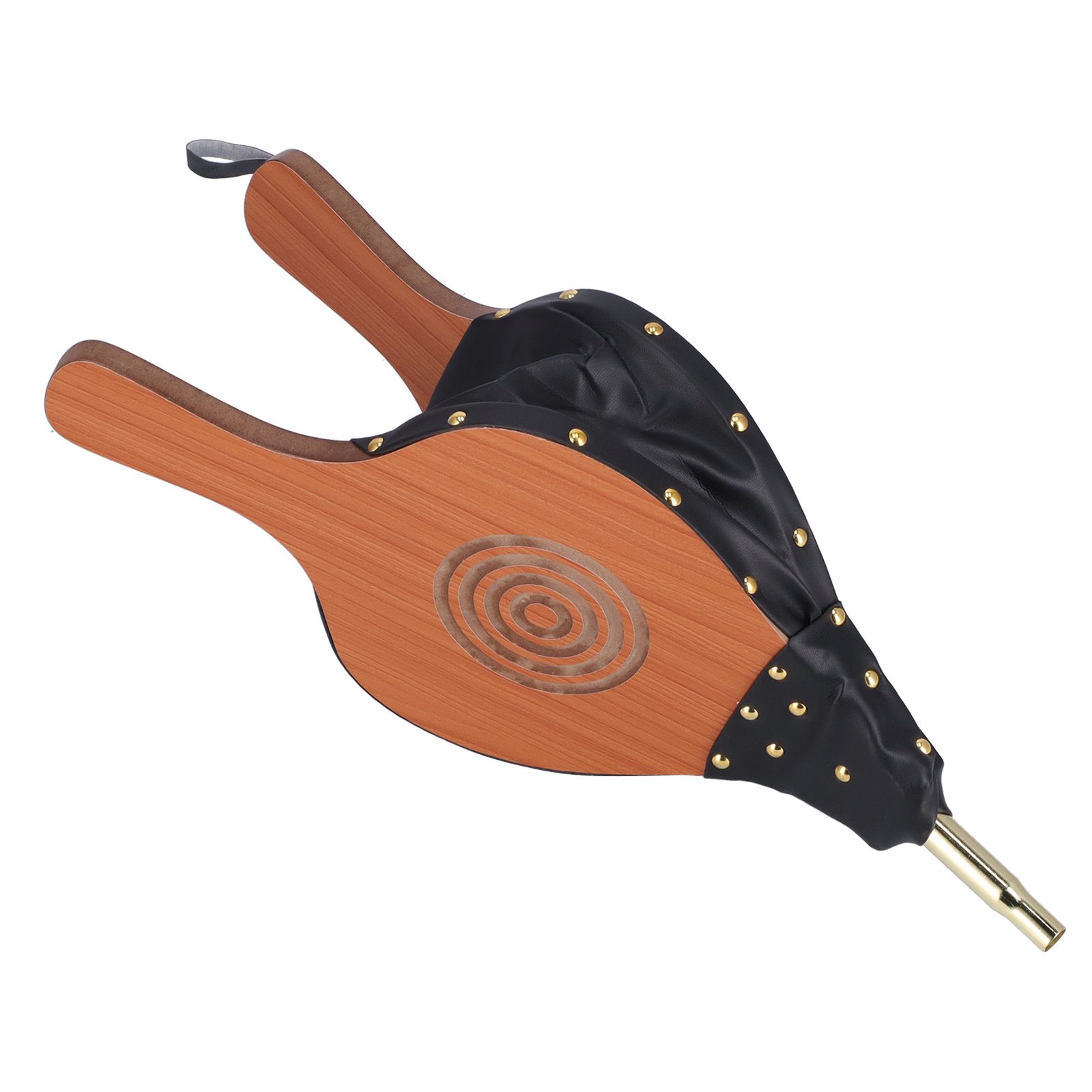 Wood Fireplace Bellows Large Wood Air Blower Cast Nozzle with Hanging Strap for Outdoor Camping BBQ - Image 4