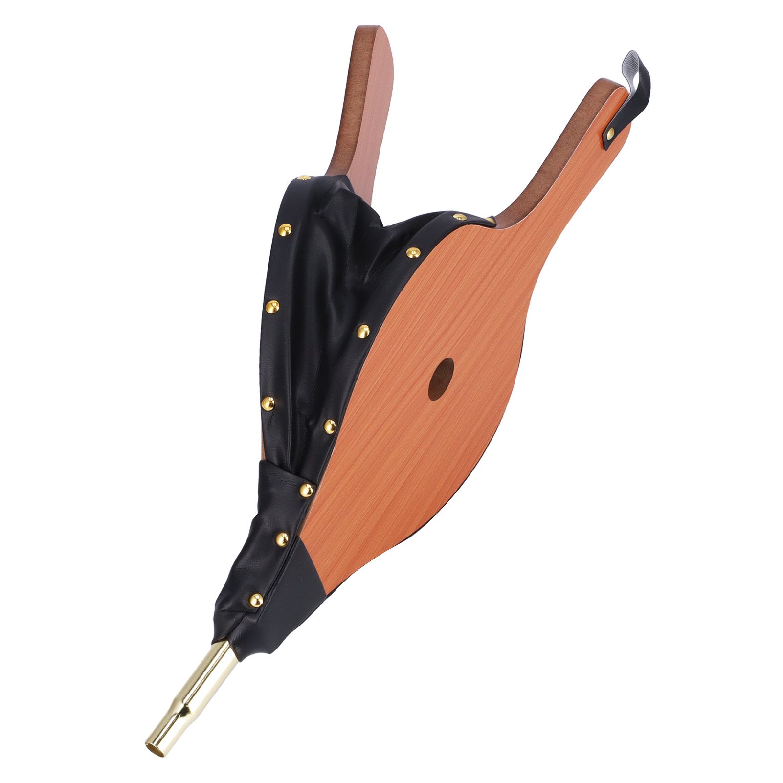 Wood Fireplace Bellows Large Wood Air Blower Cast Nozzle with Hanging Strap for Outdoor Camping BBQ - Image 8