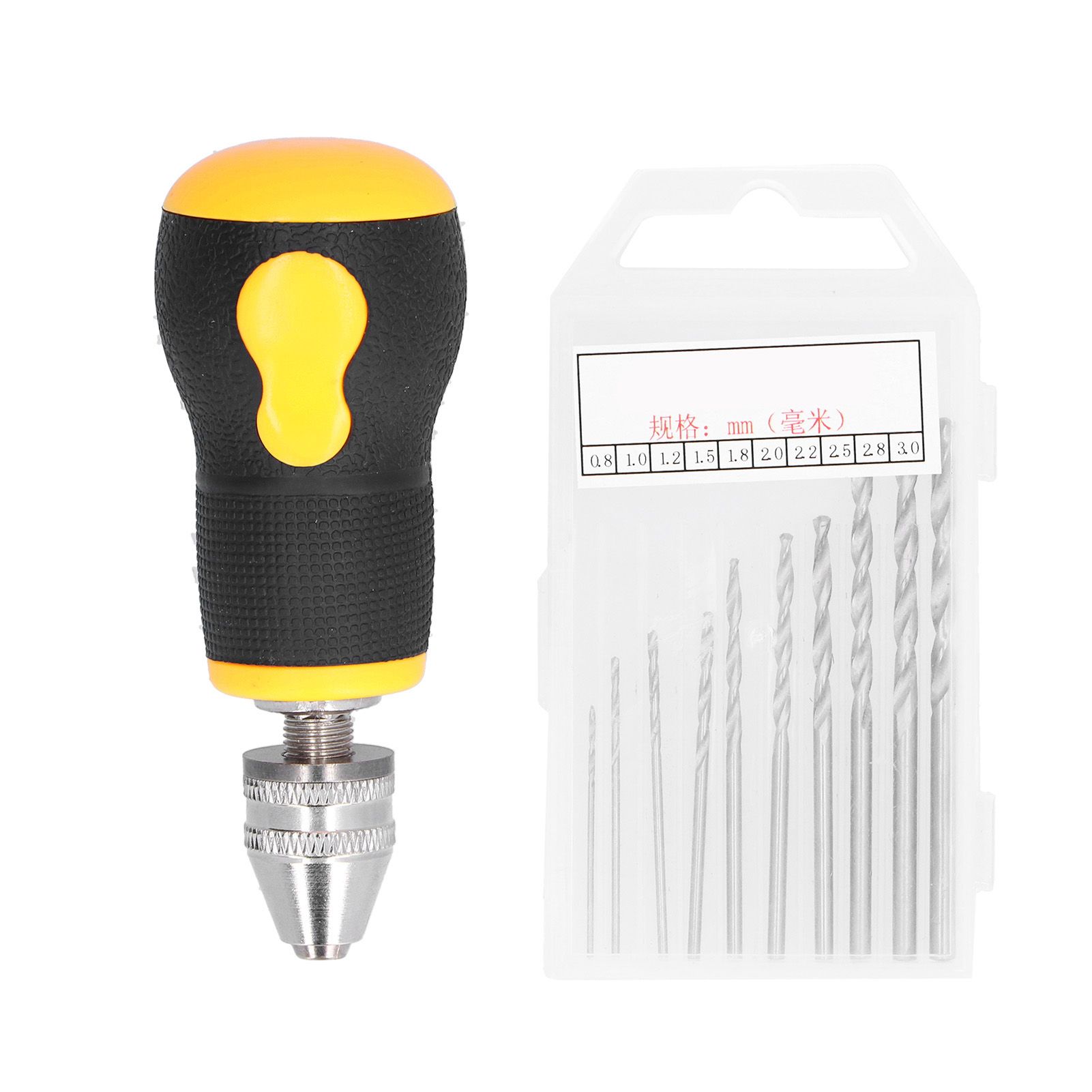 Mini Screwdriver Portable Anti Slip Hand Screwdriver Hand Twist Drill 0.5‑3.2mm Drilling Tool - Image 1