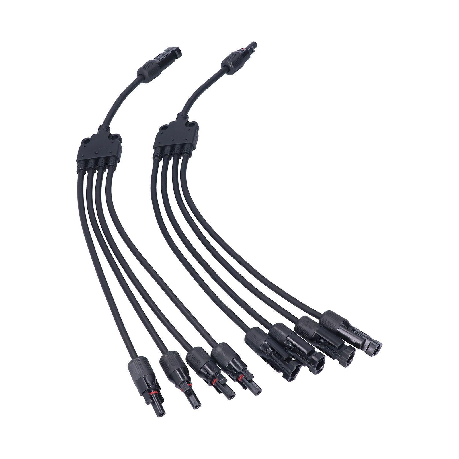 Solar Panel Connector 4 Branch Y Type Parallel Connector Solar Panel Extension Cable PV Wire Adapter - Image 1
