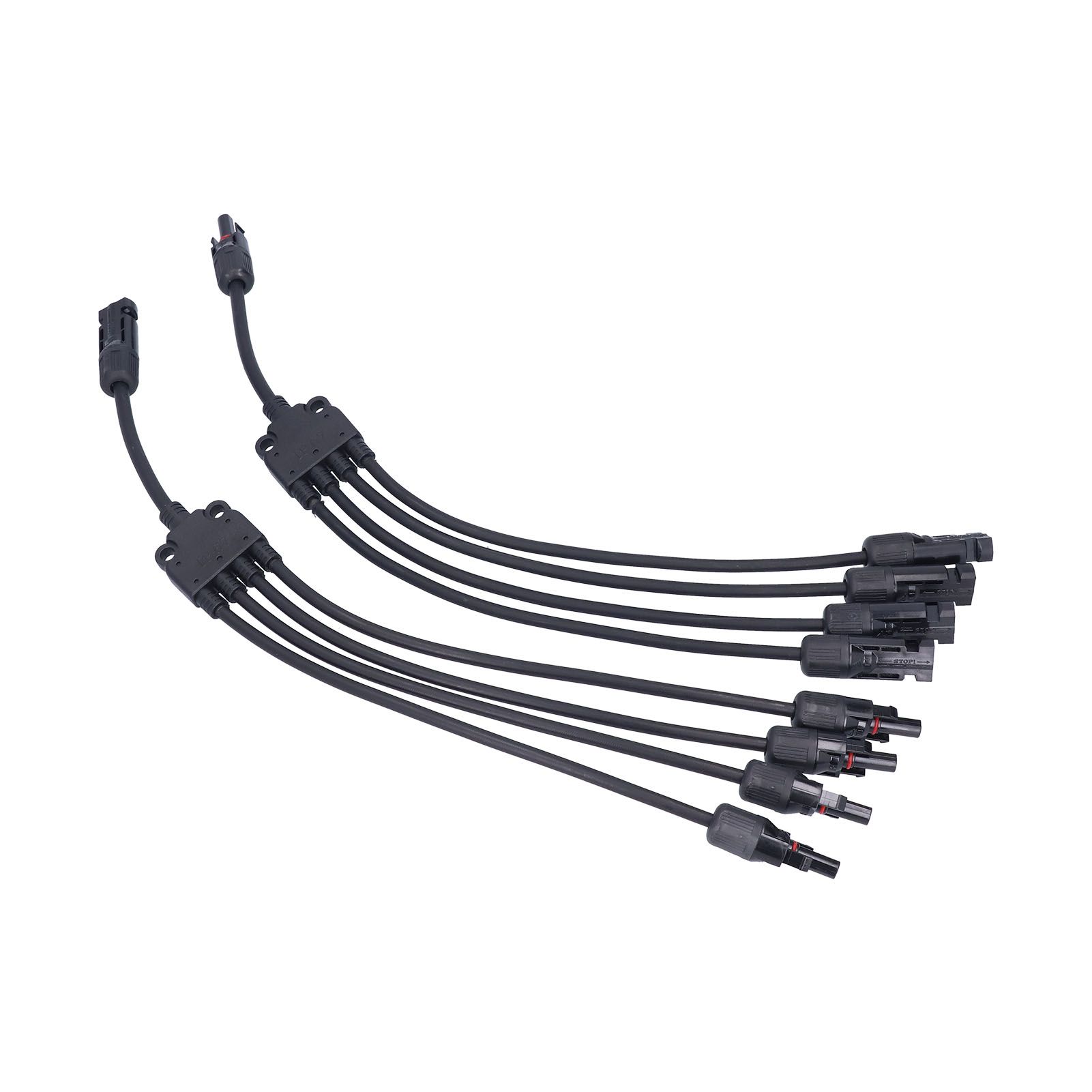 Solar Panel Connector 4 Branch Y Type Parallel Connector Solar Panel Extension Cable PV Wire Adapter - Image 2