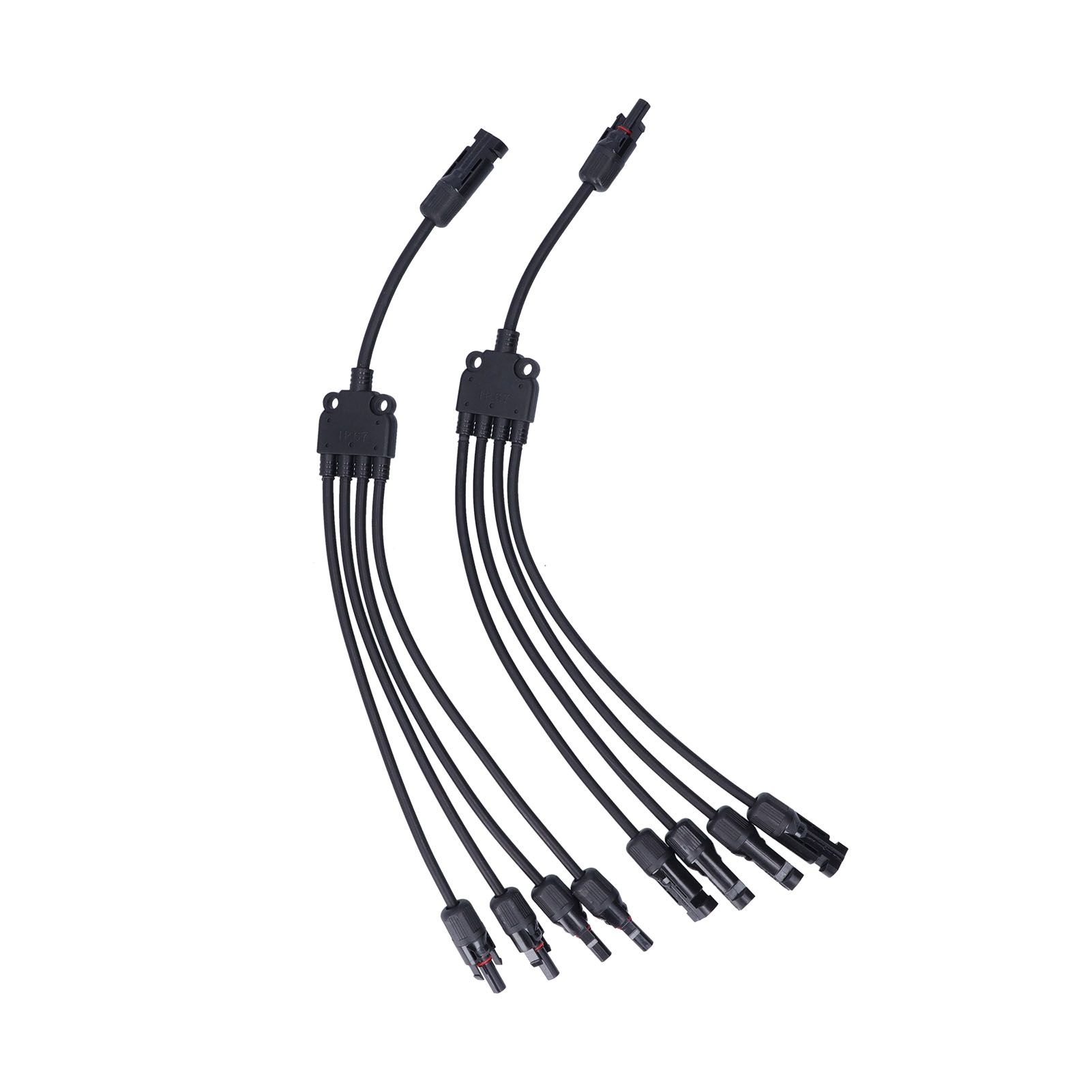 Solar Panel Connector 4 Branch Y Type Parallel Connector Solar Panel Extension Cable PV Wire Adapter - Image 5