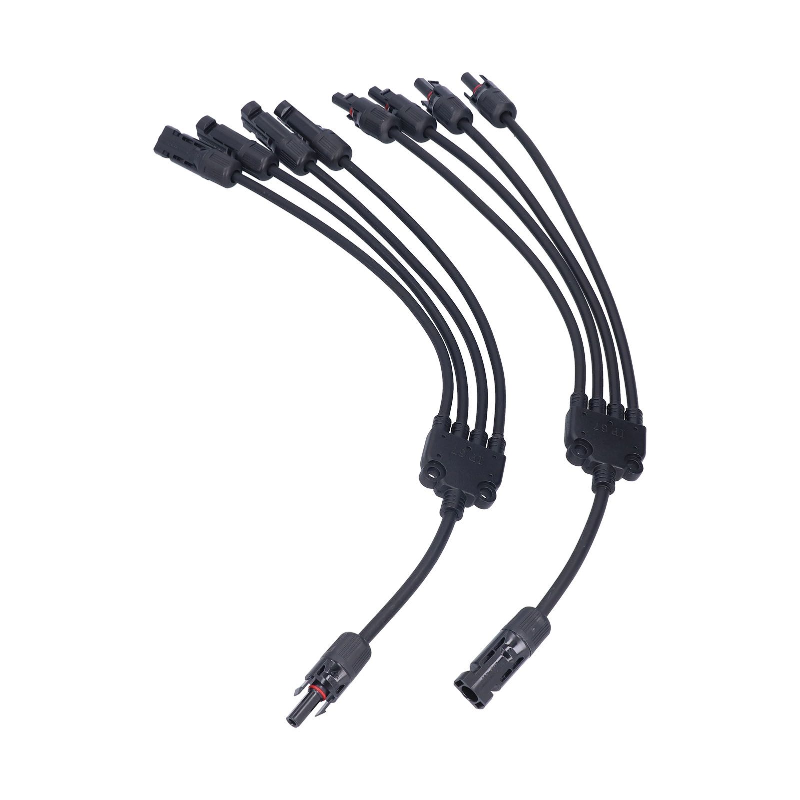 Solar Panel Connector 4 Branch Y Type Parallel Connector Solar Panel Extension Cable PV Wire Adapter - Image 7