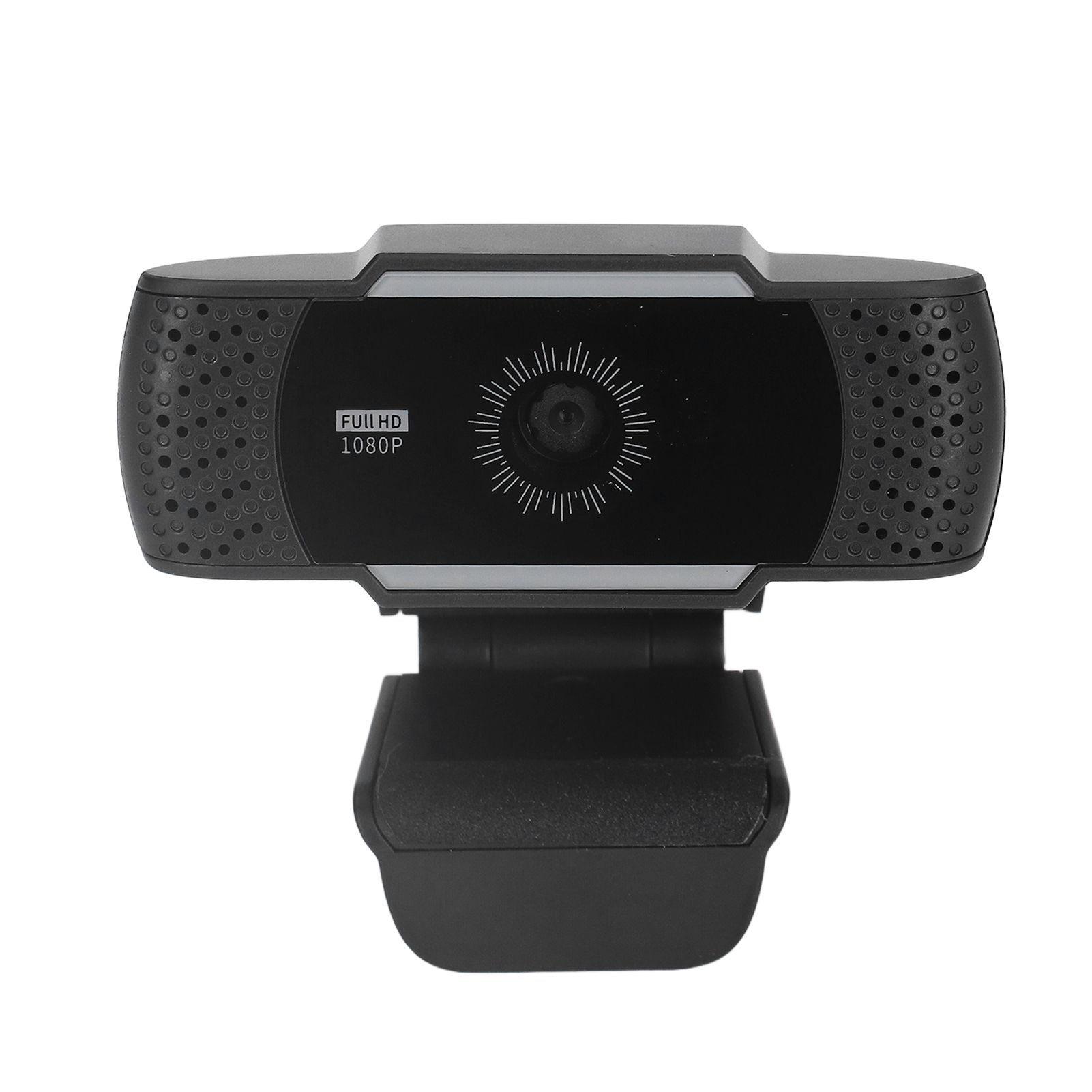 Computer Camera Microphone Automatic Noise Reduction Full HD 1080P USB Stereo Webcam with Rotatable Clip for Office - Image 1