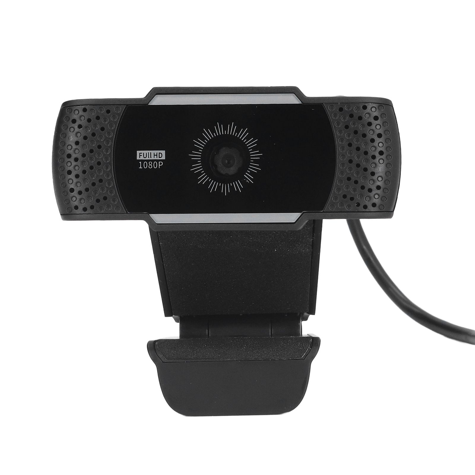 Computer Camera Microphone Automatic Noise Reduction Full HD 1080P USB Stereo Webcam with Rotatable Clip for Office - Image 2