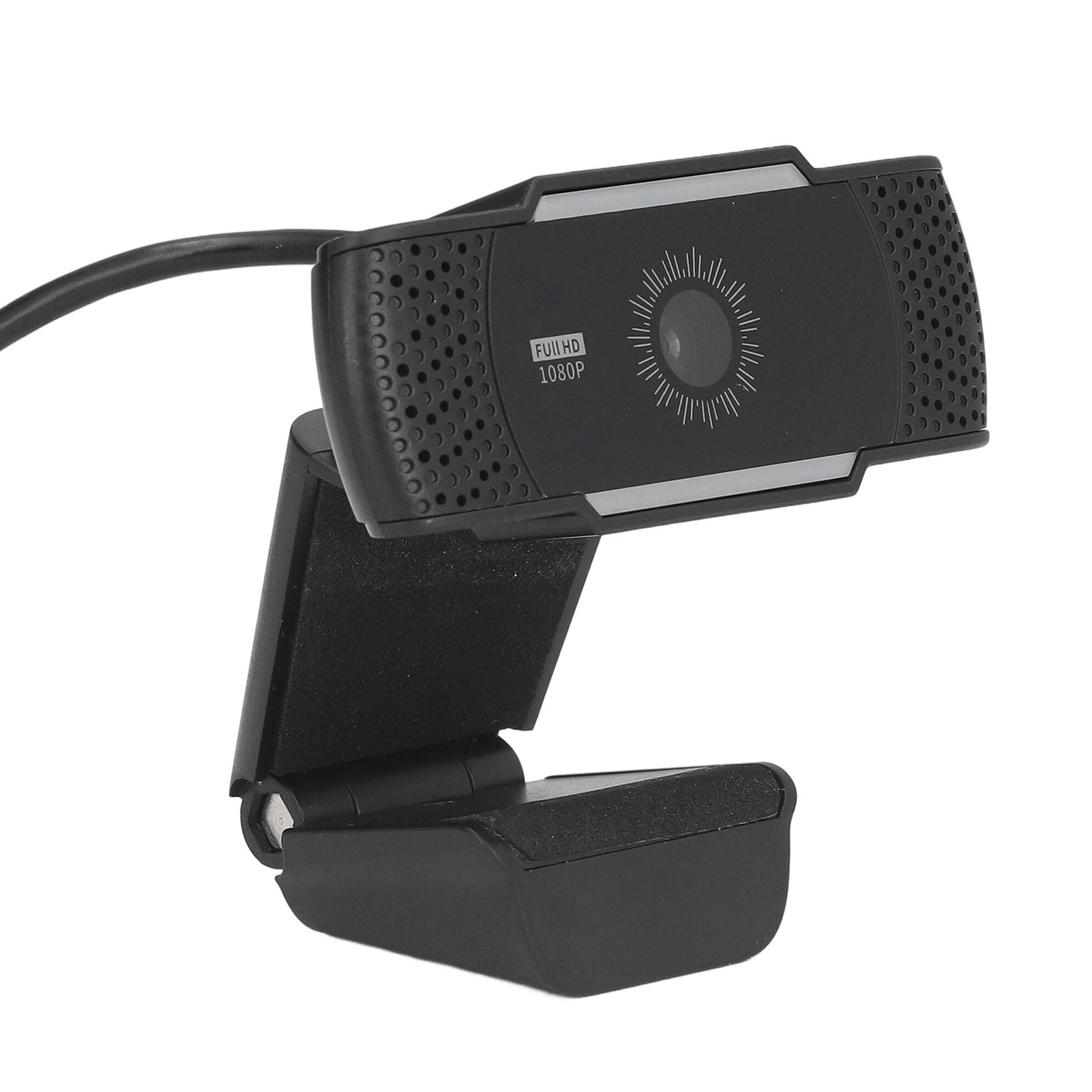Computer Camera Microphone Automatic Noise Reduction Full HD 1080P USB Stereo Webcam with Rotatable Clip for Office - Image 3