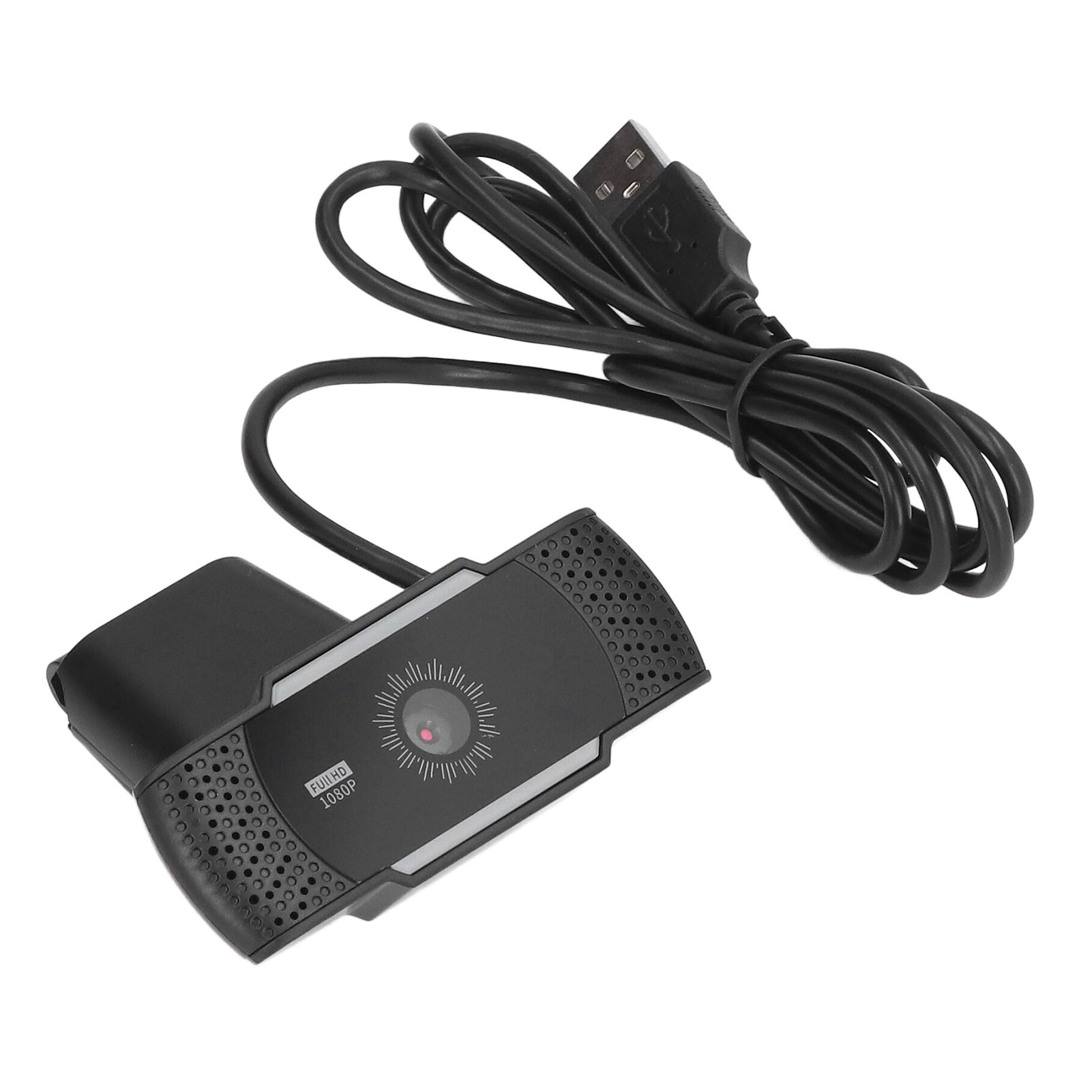 Computer Camera Microphone Automatic Noise Reduction Full HD 1080P USB Stereo Webcam with Rotatable Clip for Office - Image 5