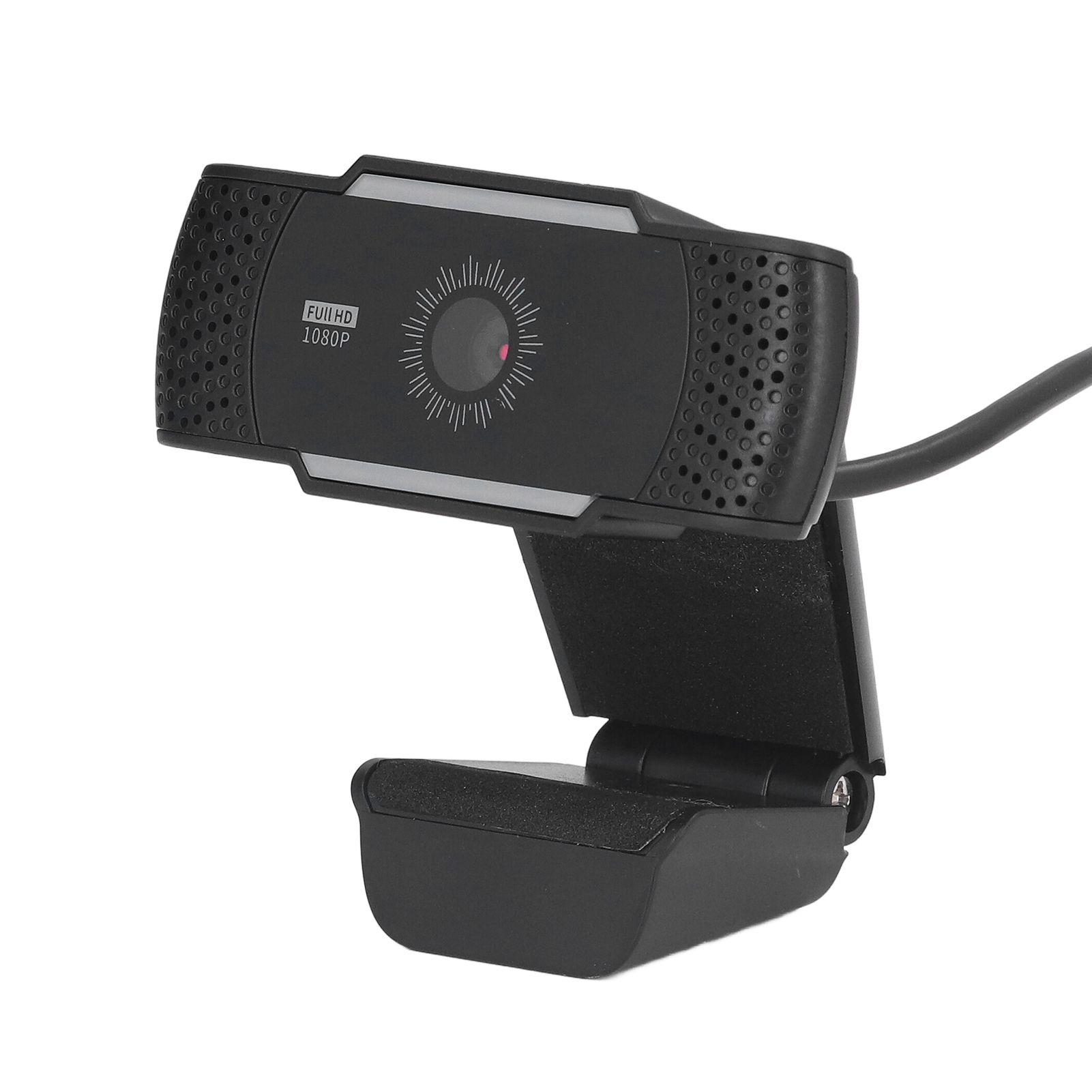 Computer Camera Microphone Automatic Noise Reduction Full HD 1080P USB Stereo Webcam with Rotatable Clip for Office - Image 8