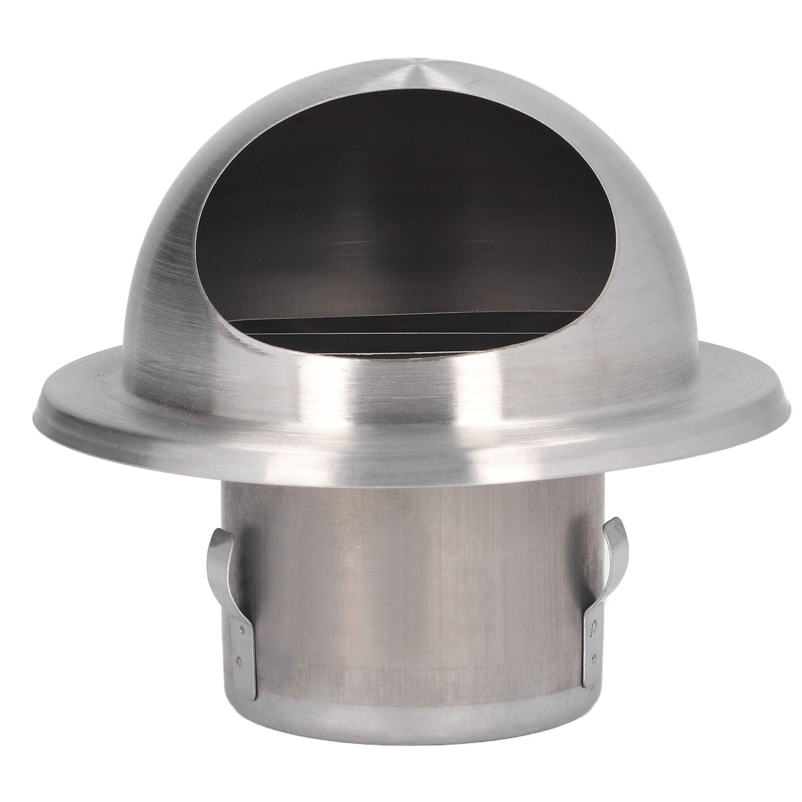 Stainless Steel Air Vent Stainless Steel Round Bull Nosed External Extractor for External Wall Exhaust 60 - Image 1