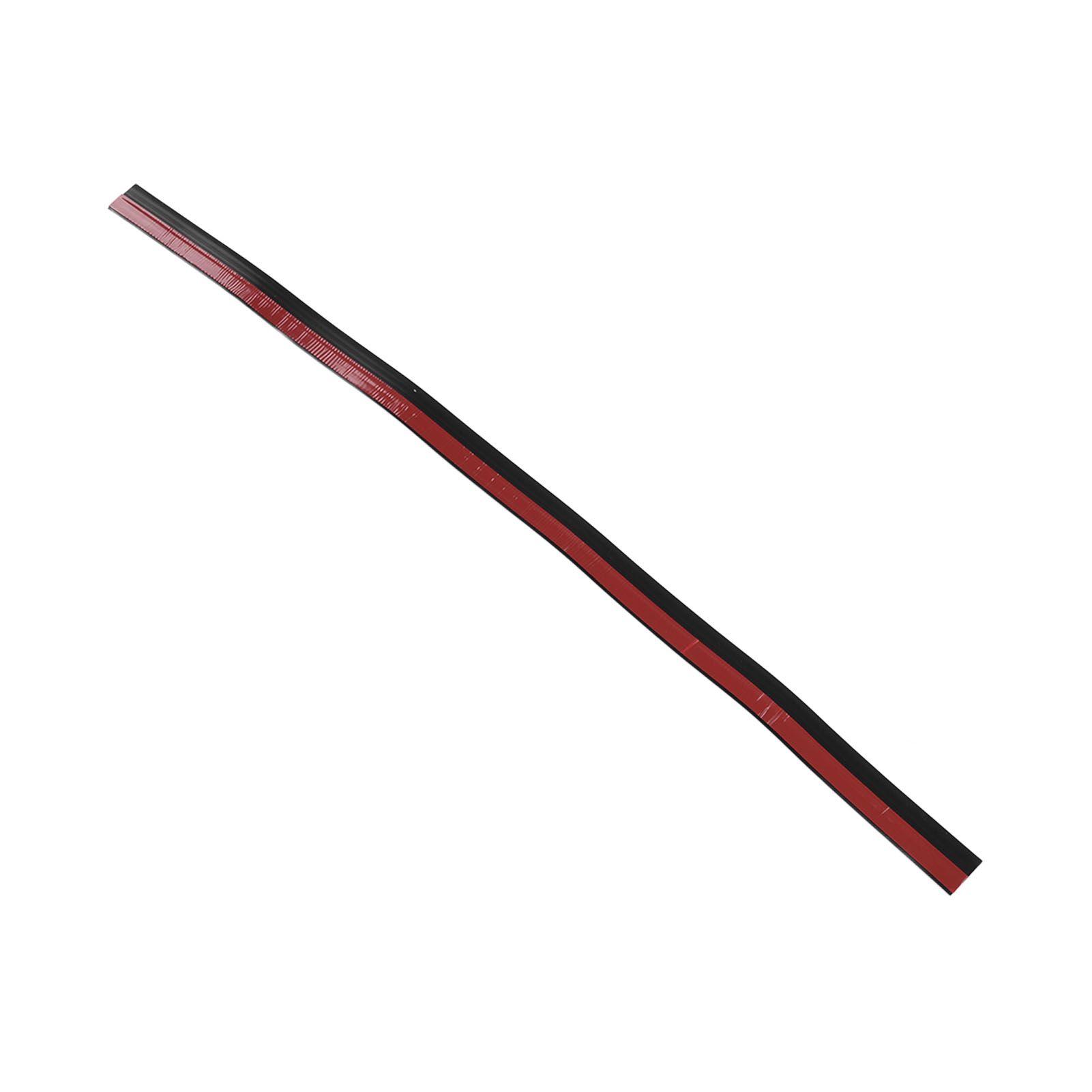 Door Sealing Tape Windproof Dustproof Soundproof Silicone Rubber Sealing Strip for Within 23mm Sealing GapsBlack - Image 7