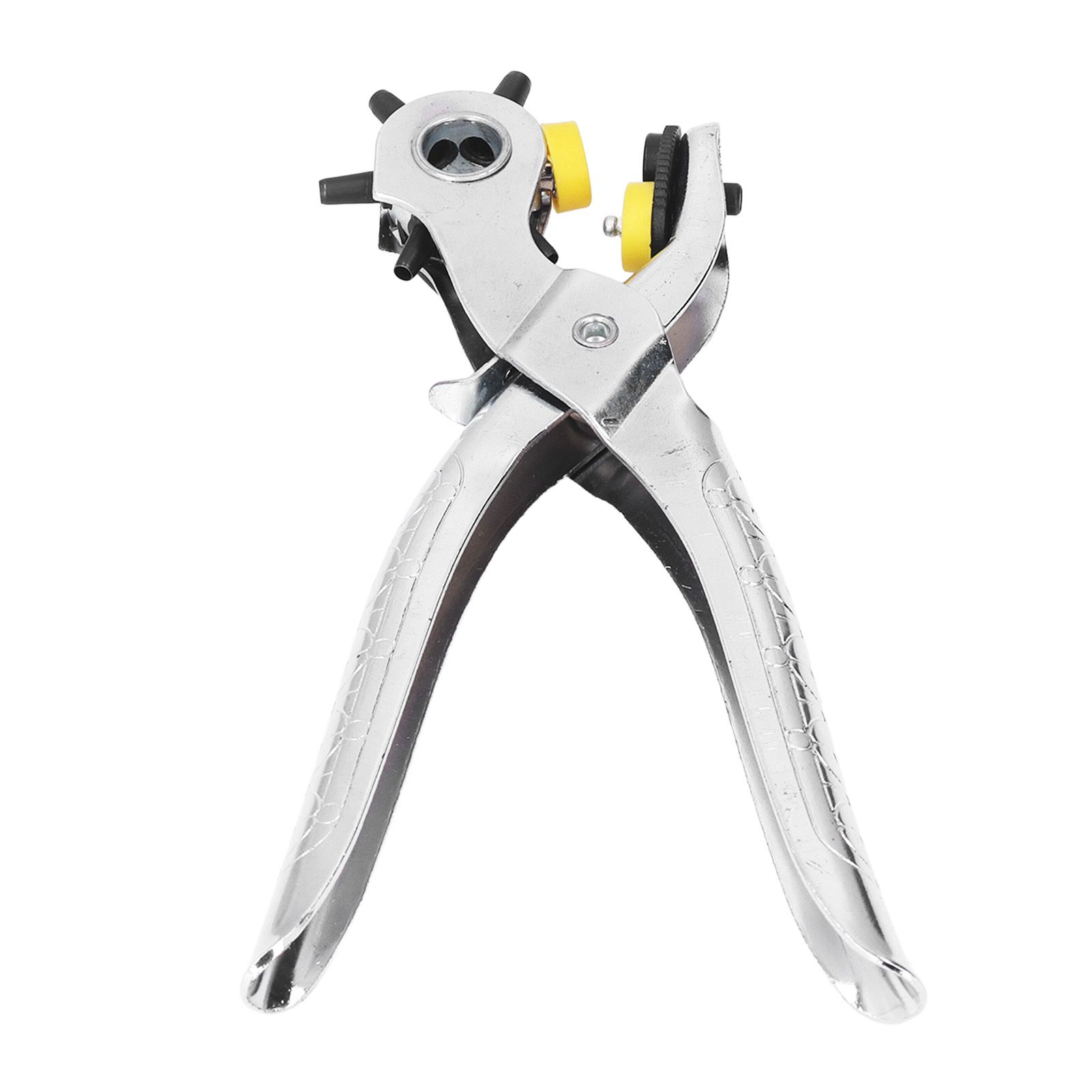 8in Belt Hole Puncher Stainless Steel Sturdy Durable Ergonomic Design Effort Saving Heat Treatment Leather Hole Punch - Image 2