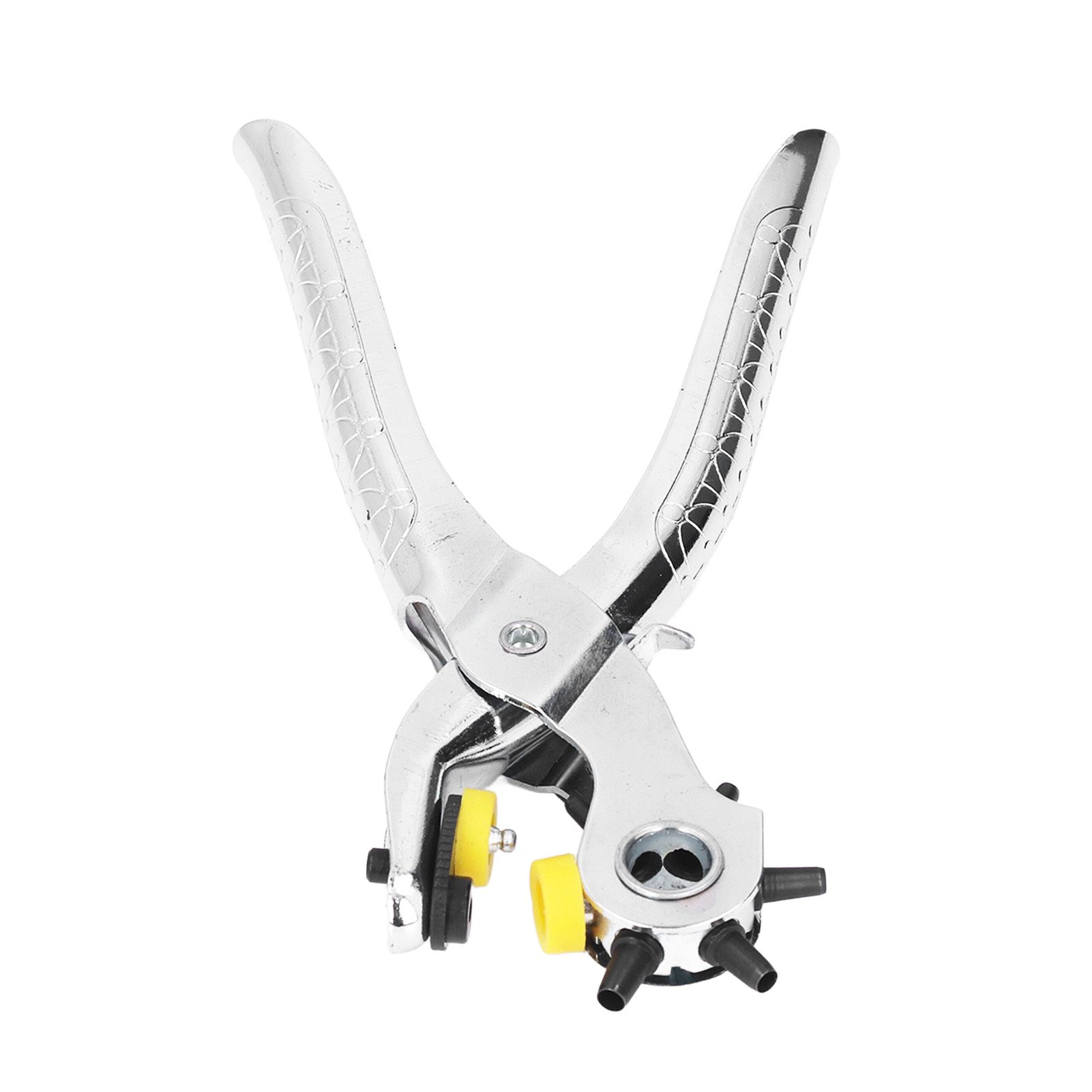 8in Belt Hole Puncher Stainless Steel Sturdy Durable Ergonomic Design Effort Saving Heat Treatment Leather Hole Punch - Image 3