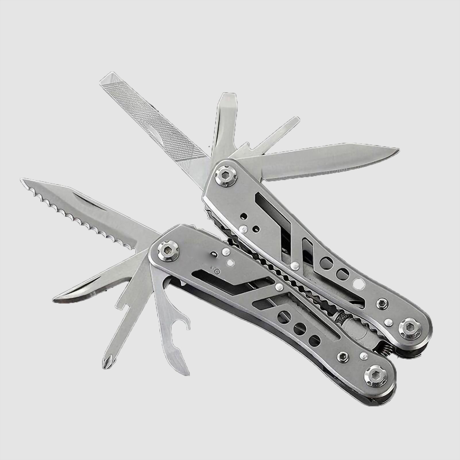 Multifunctional Pliers Portable Folding Stainless Steel Camping Pliers for Outdoor Survival - Image 1