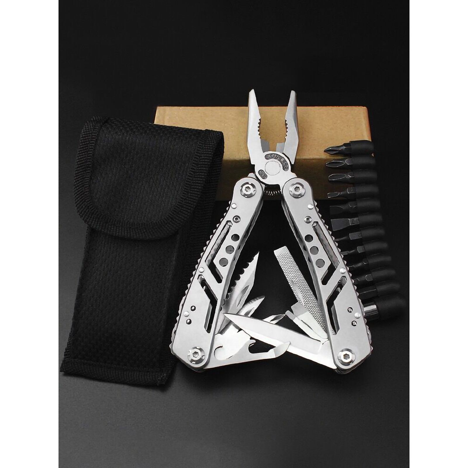 Multifunctional Pliers Portable Folding Stainless Steel Camping Pliers for Outdoor Survival - Image 7