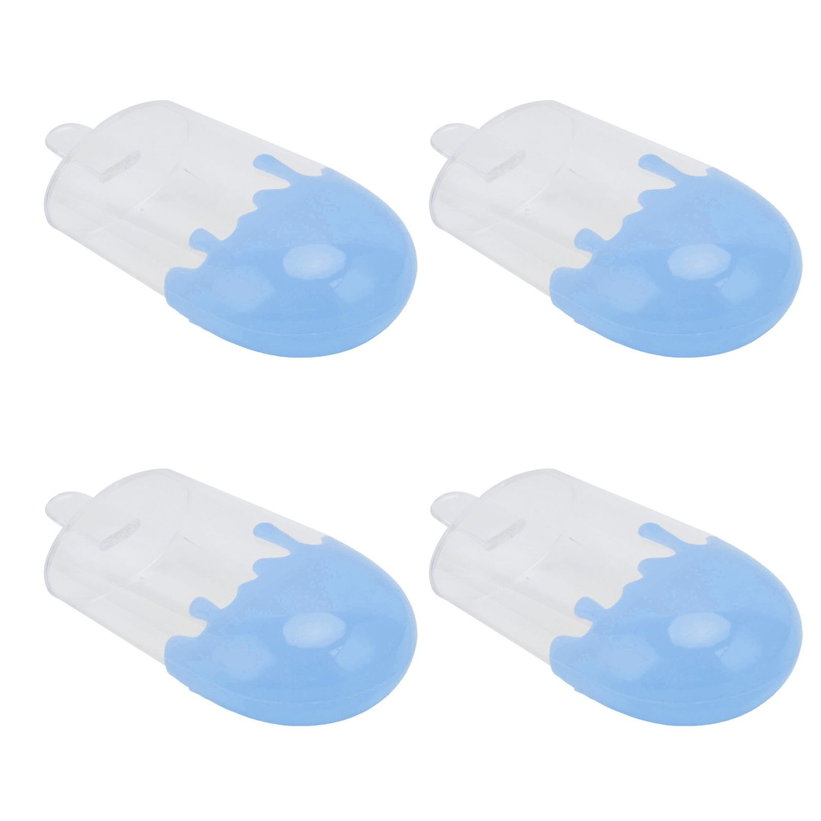12Pcs Ice Cream Shape Candy Box Plastic Candy Case Container Wedding Party SuppliesBlue - Image 3