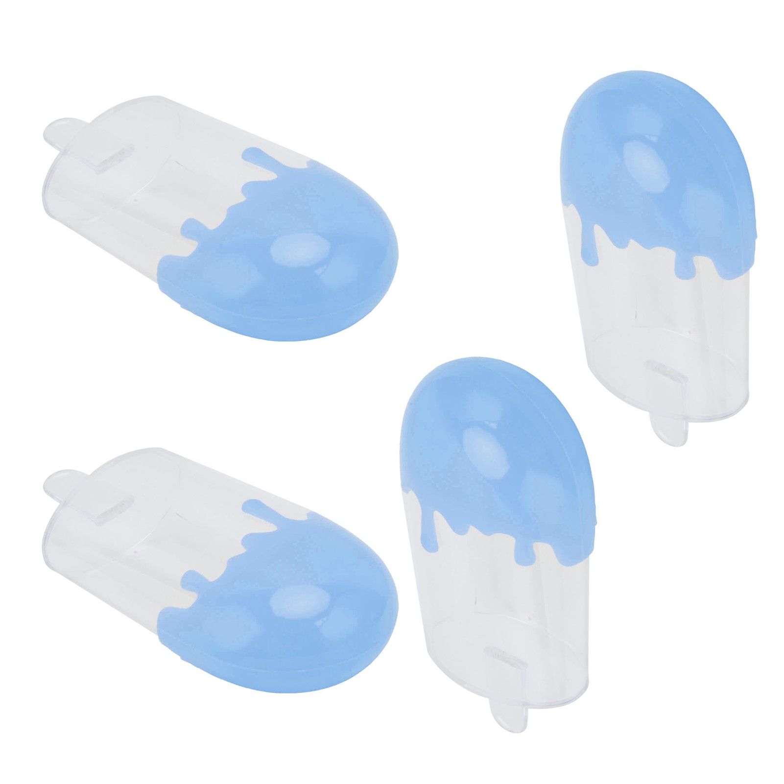 12Pcs Ice Cream Shape Candy Box Plastic Candy Case Container Wedding Party SuppliesBlue - Image 5