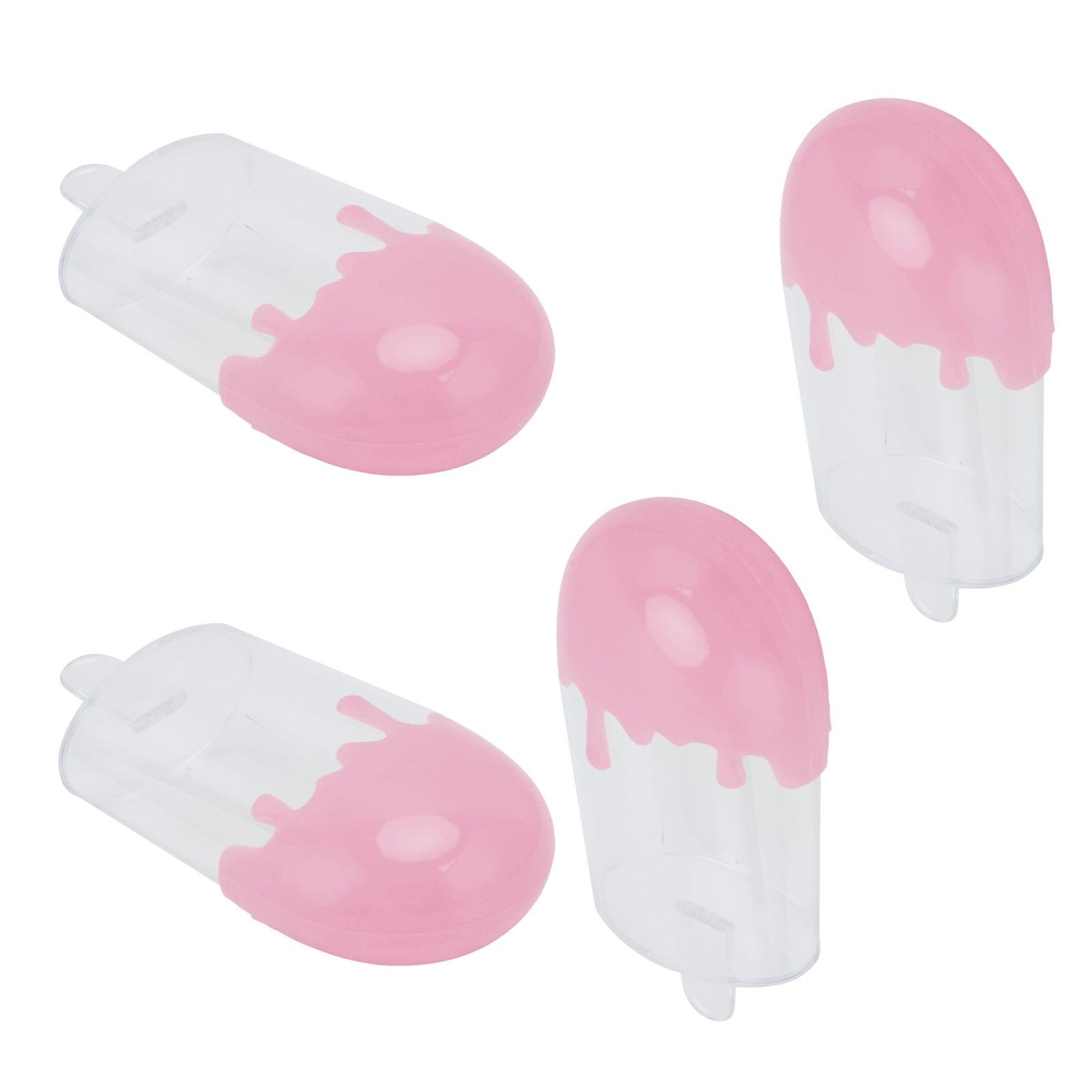 12Pcs Ice Cream Shape Candy Box Plastic Candy Case Container Wedding Party SuppliesPink - Image 5