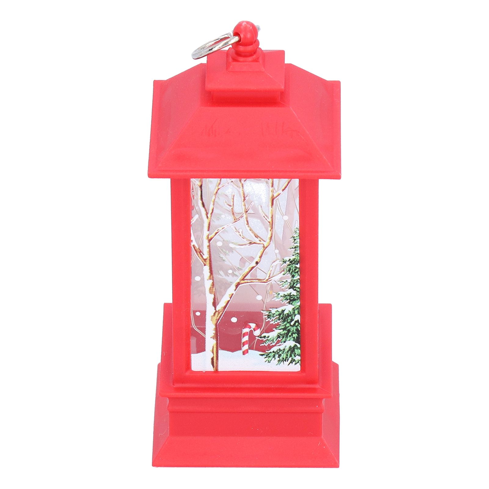 Christmas Glowing Decorative Light Portable LED Small Hanging Lamp Santa Claus Ornaments for Party Party Children GiftsRed - Image 1