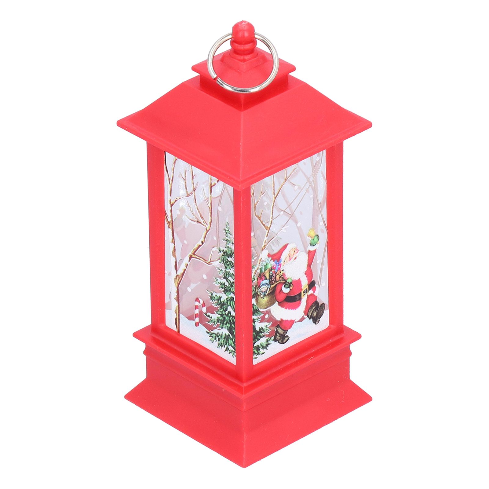 Christmas Glowing Decorative Light Portable LED Small Hanging Lamp Santa Claus Ornaments for Party Party Children GiftsRed - Image 5