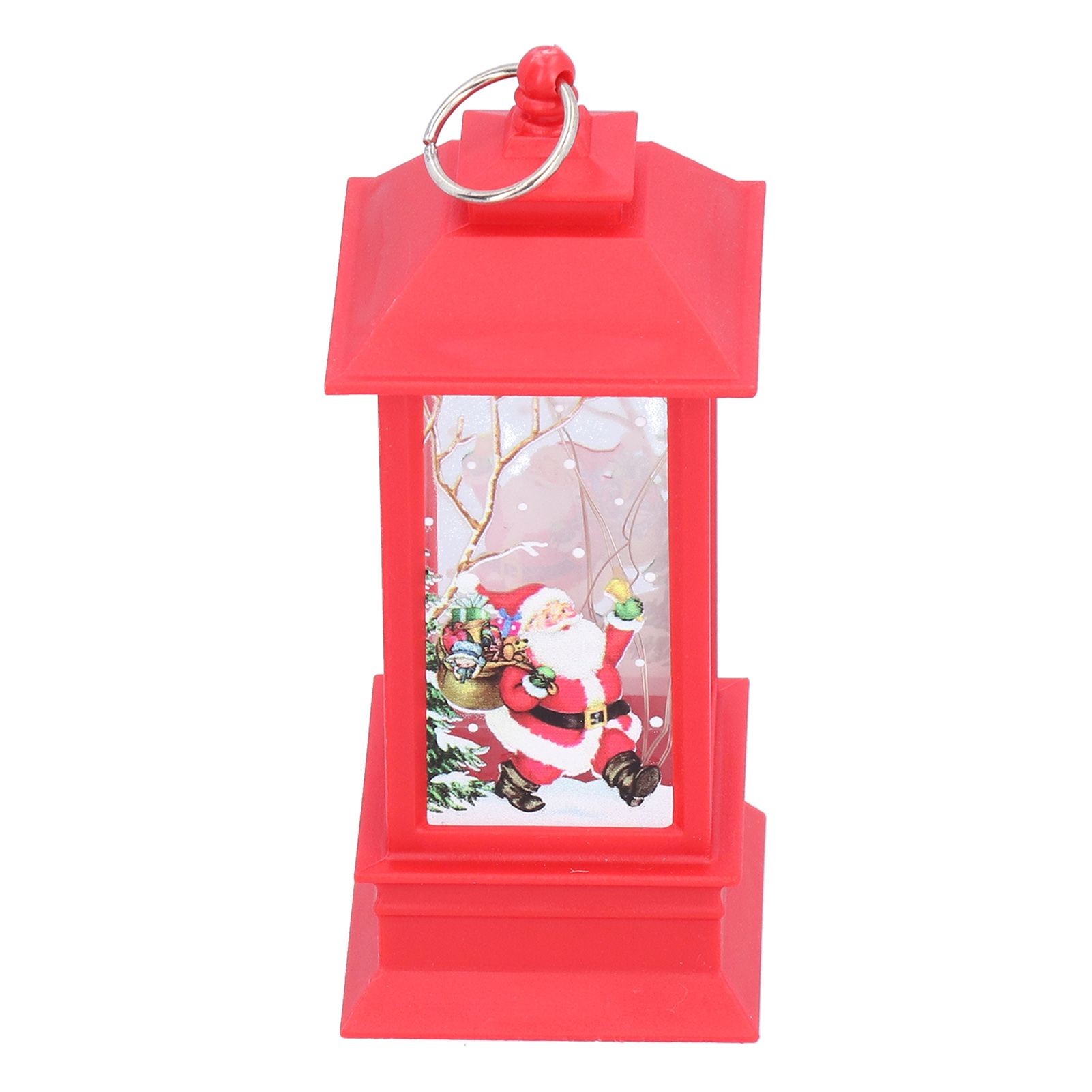 Christmas Glowing Decorative Light Portable LED Small Hanging Lamp Santa Claus Ornaments for Party Party Children GiftsRed - Image 6
