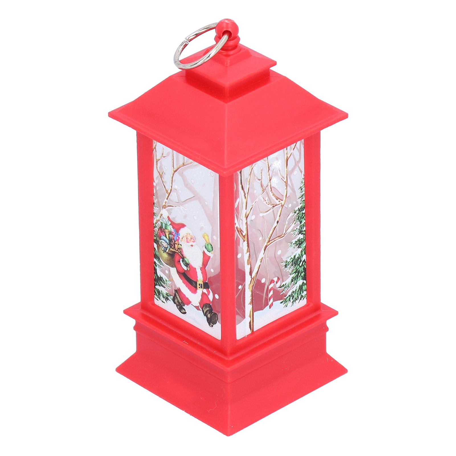 Christmas Glowing Decorative Light Portable LED Small Hanging Lamp Santa Claus Ornaments for Party Party Children GiftsRed - Image 7