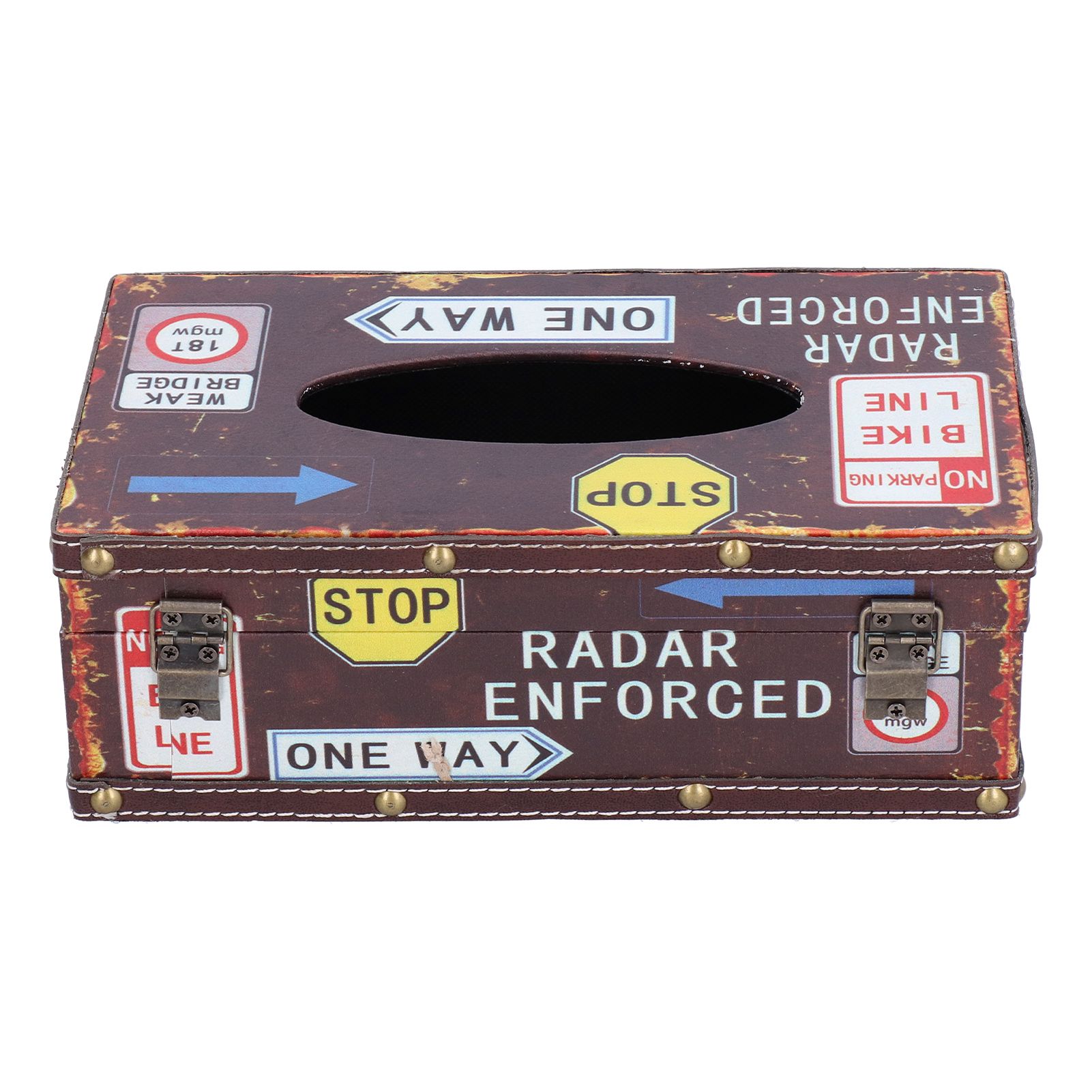 Tissue Box Vintage Composite Wood Napkin Paper Box for Household Living Room Restaurant - Image 6