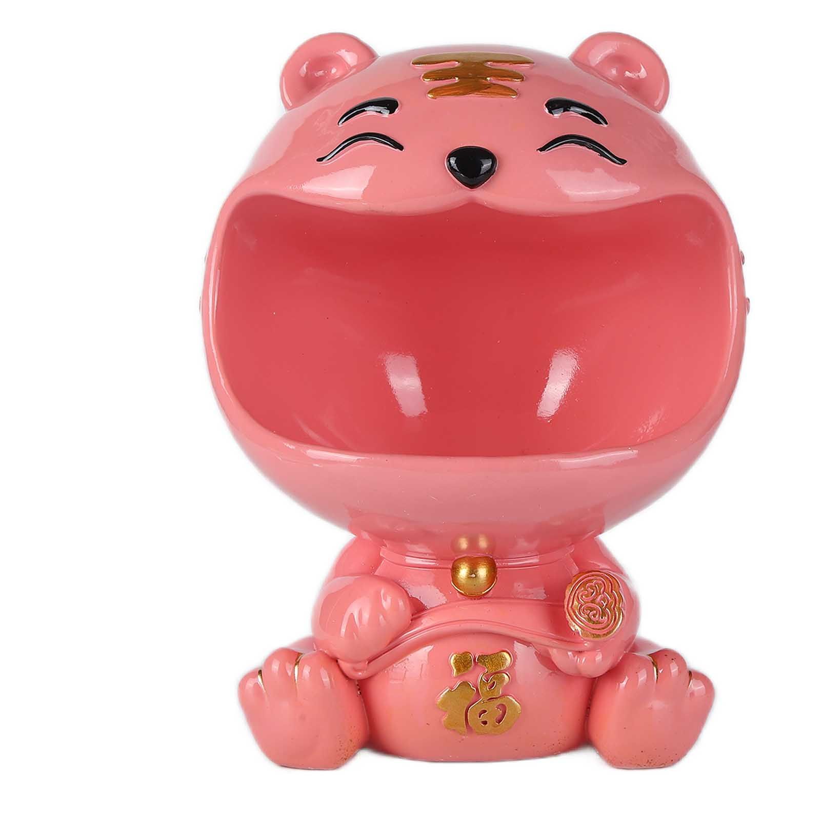 Cut Animal Shaped Key Phone Storage Basket Container Home Entryway Decor Accessory Display MoldPink - Image 4