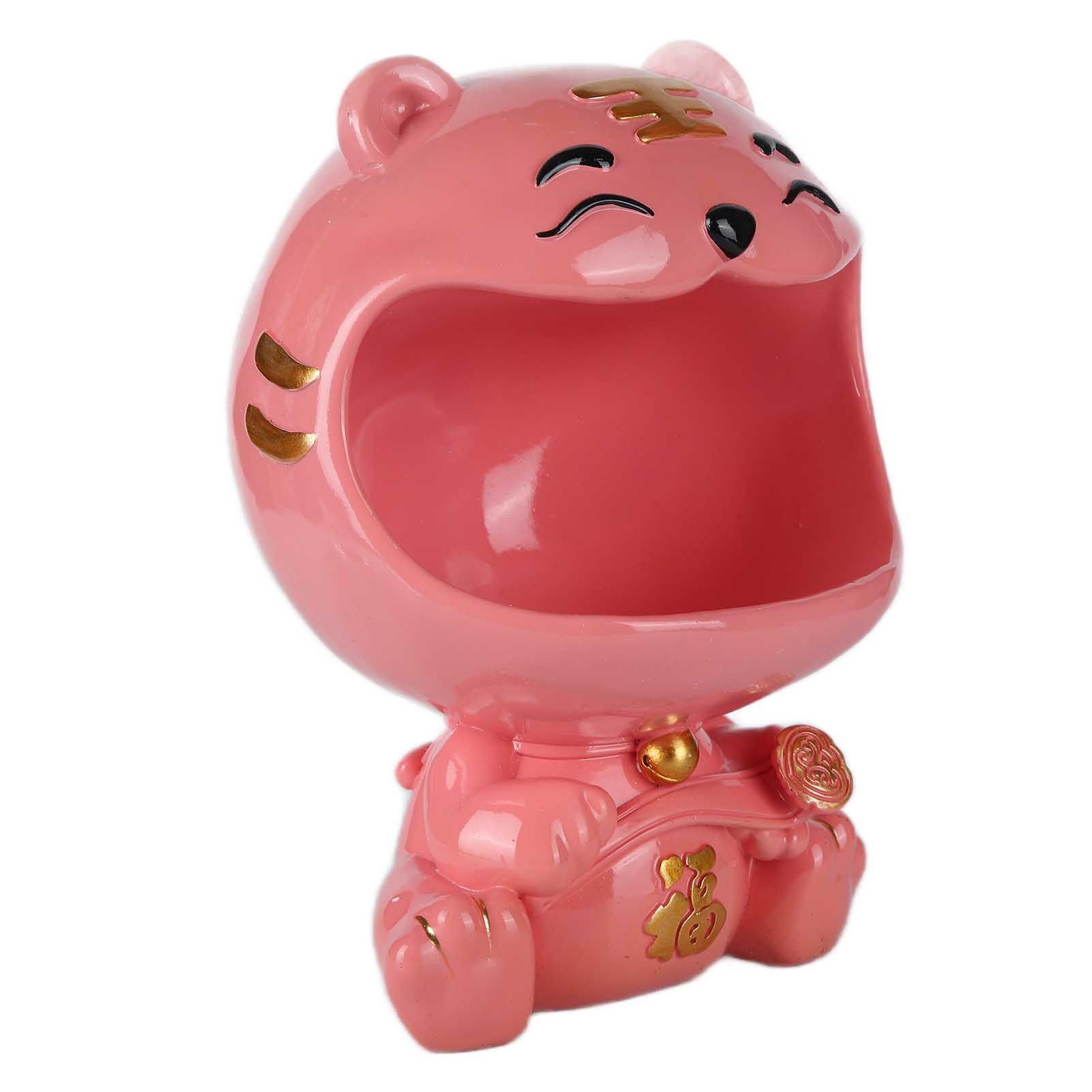 Cut Animal Shaped Key Phone Storage Basket Container Home Entryway Decor Accessory Display MoldPink - Image 5