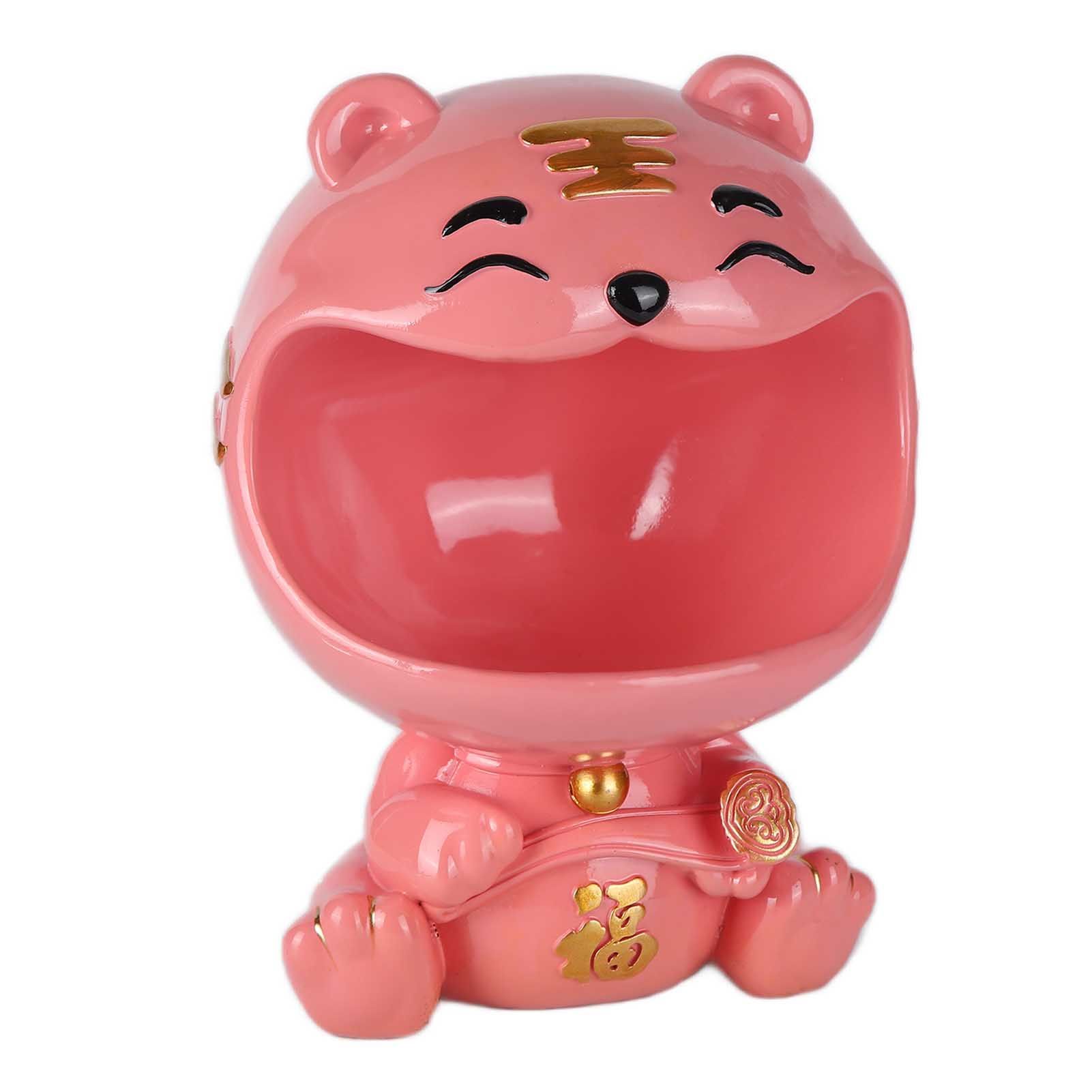 Cut Animal Shaped Key Phone Storage Basket Container Home Entryway Decor Accessory Display MoldPink - Image 7