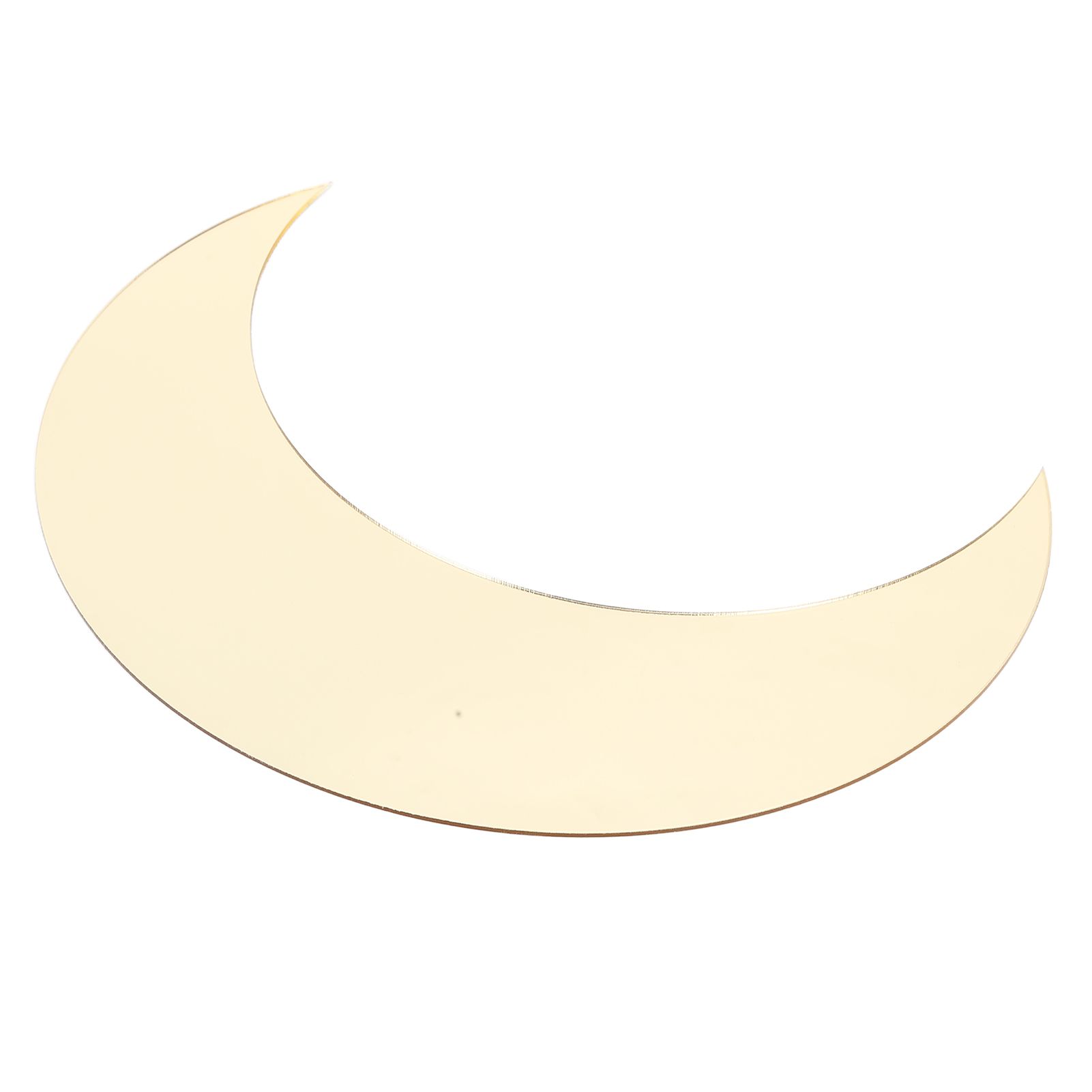 Moon Shape Mirror Wall Sticker Acrylic Decorative Background Decal for Home Office CorridorGold - Image 2