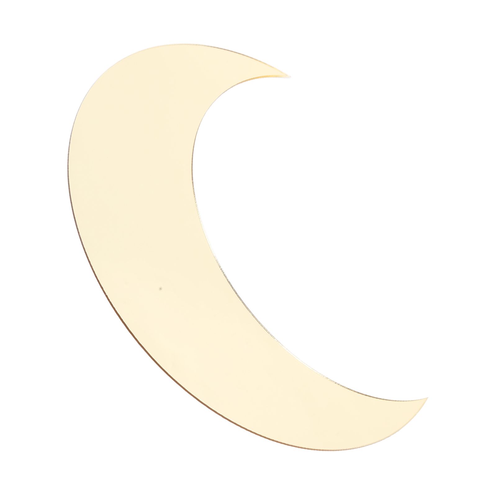Moon Shape Mirror Wall Sticker Acrylic Decorative Background Decal for Home Office CorridorGold - Image 4