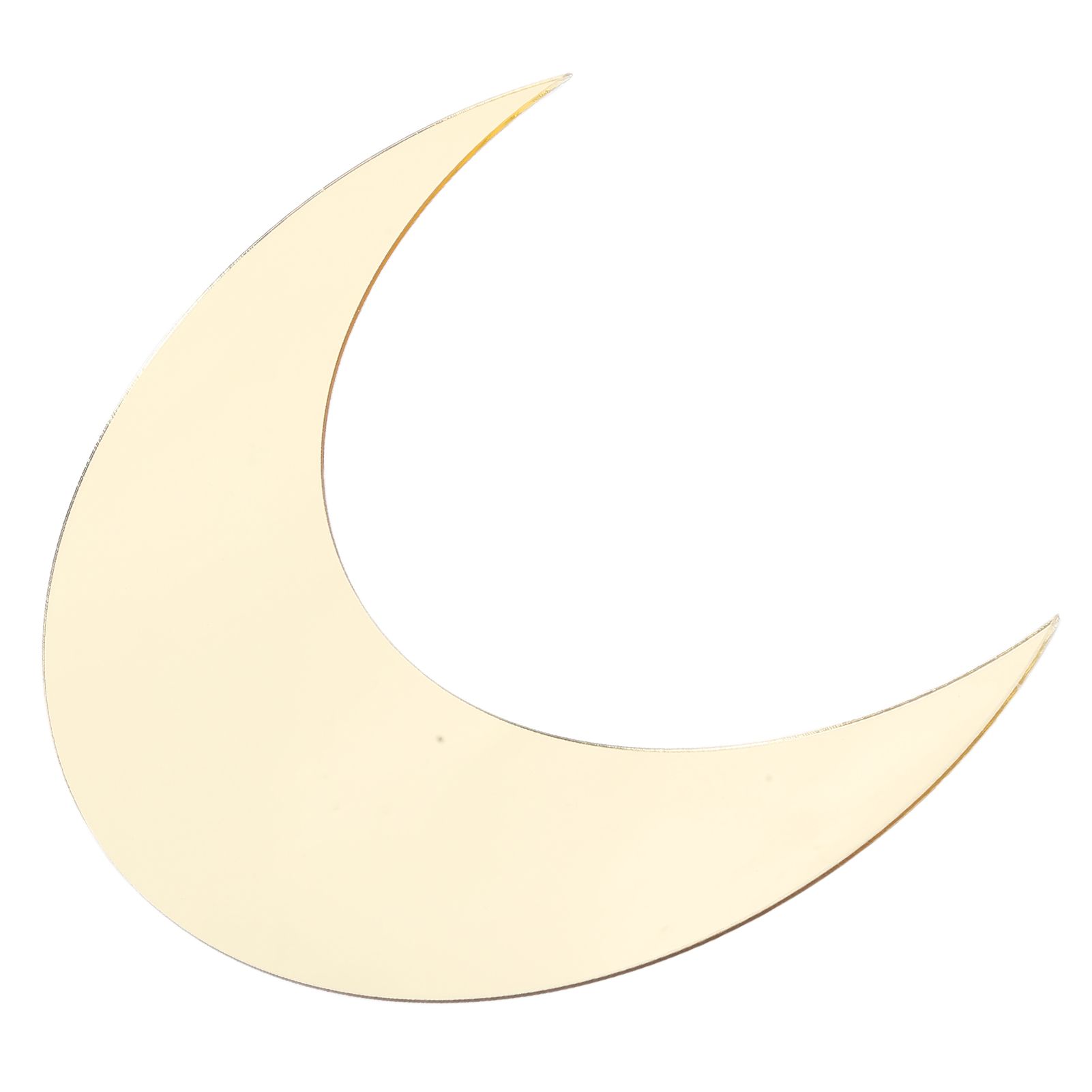 Moon Shape Mirror Wall Sticker Acrylic Decorative Background Decal for Home Office CorridorGold - Image 7