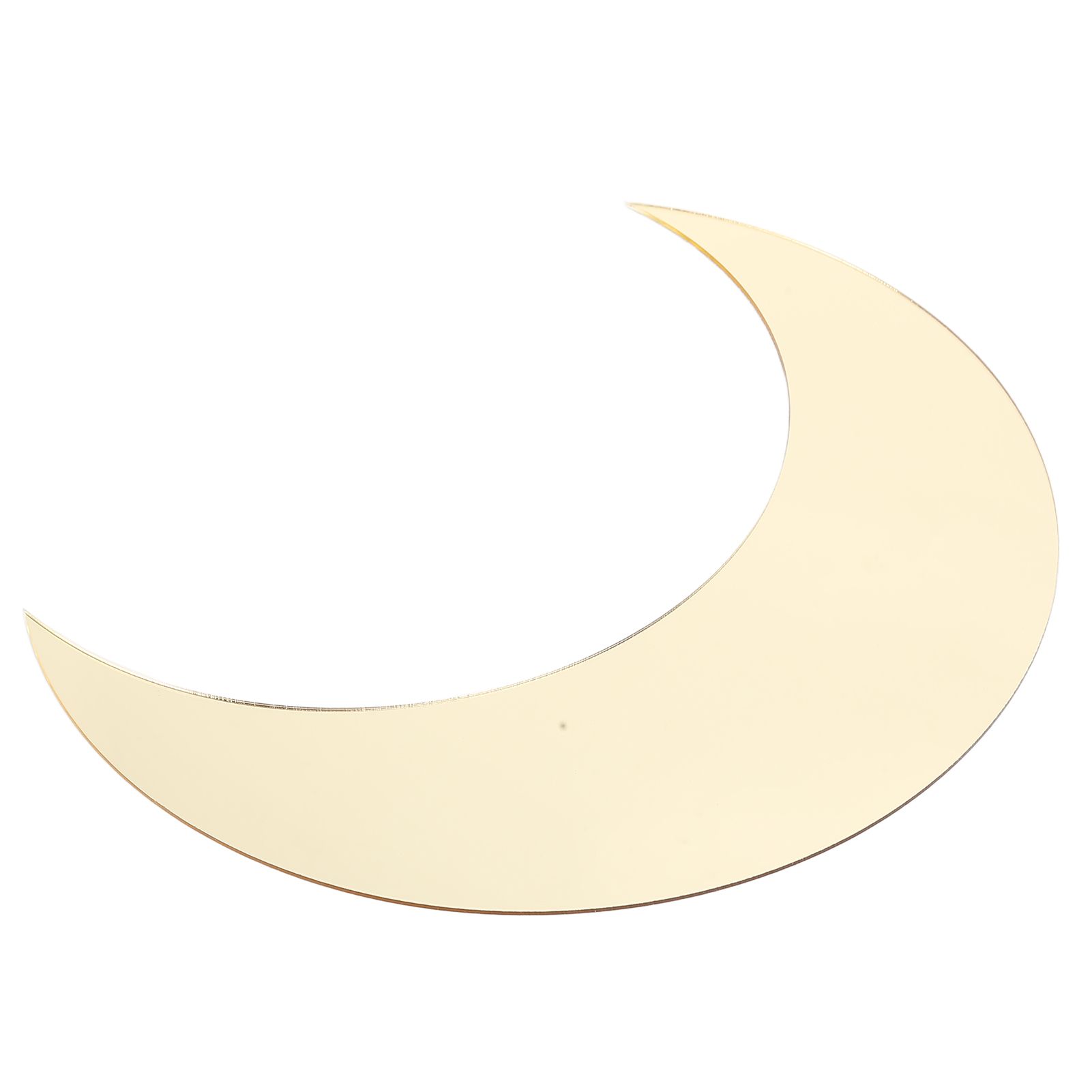 Moon Shape Mirror Wall Sticker Acrylic Decorative Background Decal for Home Office CorridorGold - Image 8