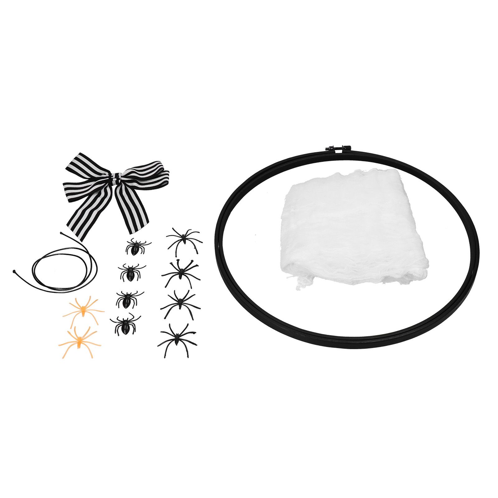 Halloween Embroidery DIY Decorative Cross Stitch Crafts Kit for Home Festival DecorationWith Bowknot - Image 5
