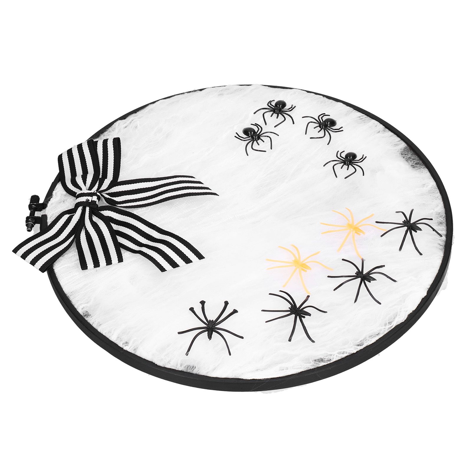 Halloween Embroidery DIY Decorative Cross Stitch Crafts Kit for Home Festival DecorationWith Bowknot - Image 6
