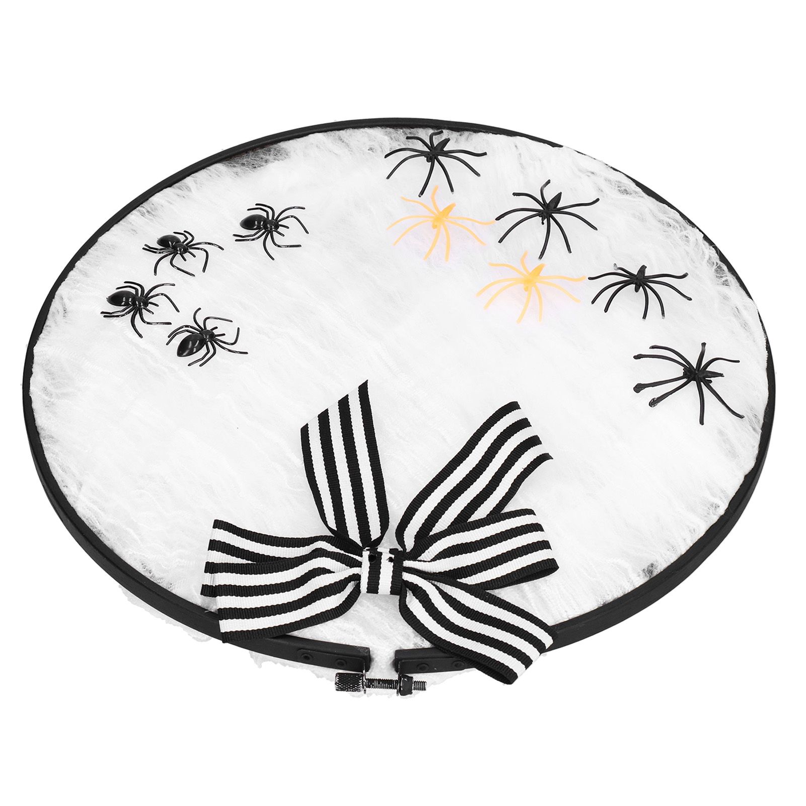 Halloween Embroidery DIY Decorative Cross Stitch Crafts Kit for Home Festival DecorationWith Bowknot - Image 7