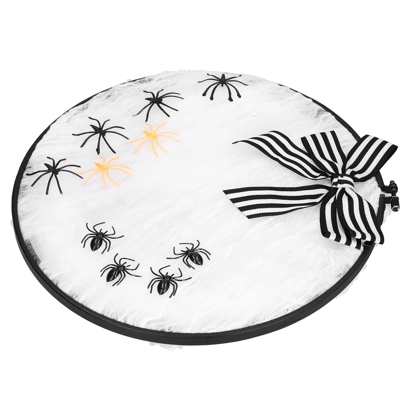Halloween Embroidery DIY Decorative Cross Stitch Crafts Kit for Home Festival DecorationWith Bowknot - Image 8