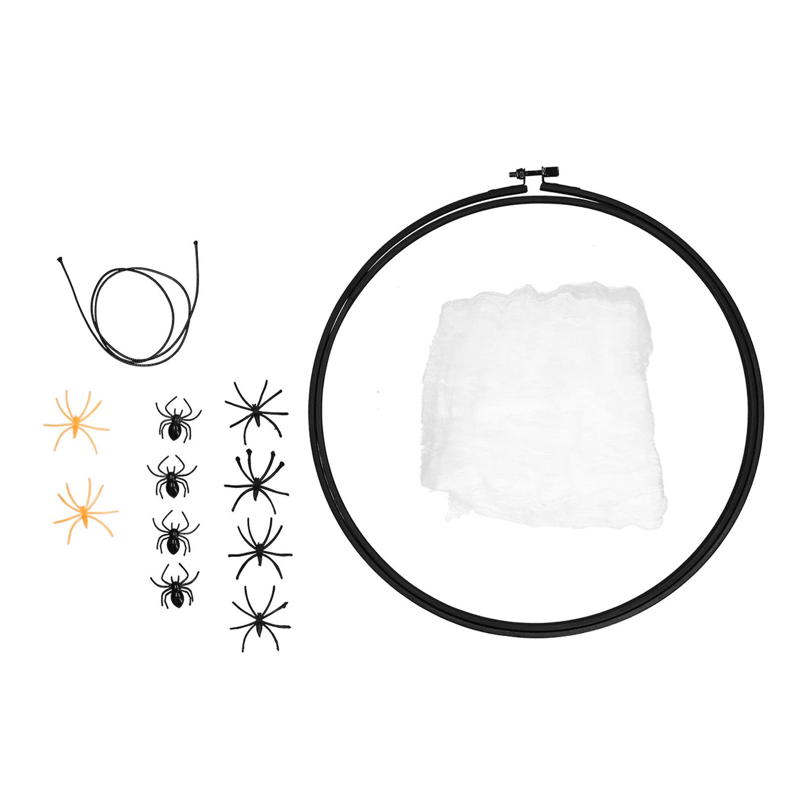Halloween Embroidery DIY Decorative Cross Stitch Crafts Kit for Home Festival DecorationWithout Bowknot - Image 1