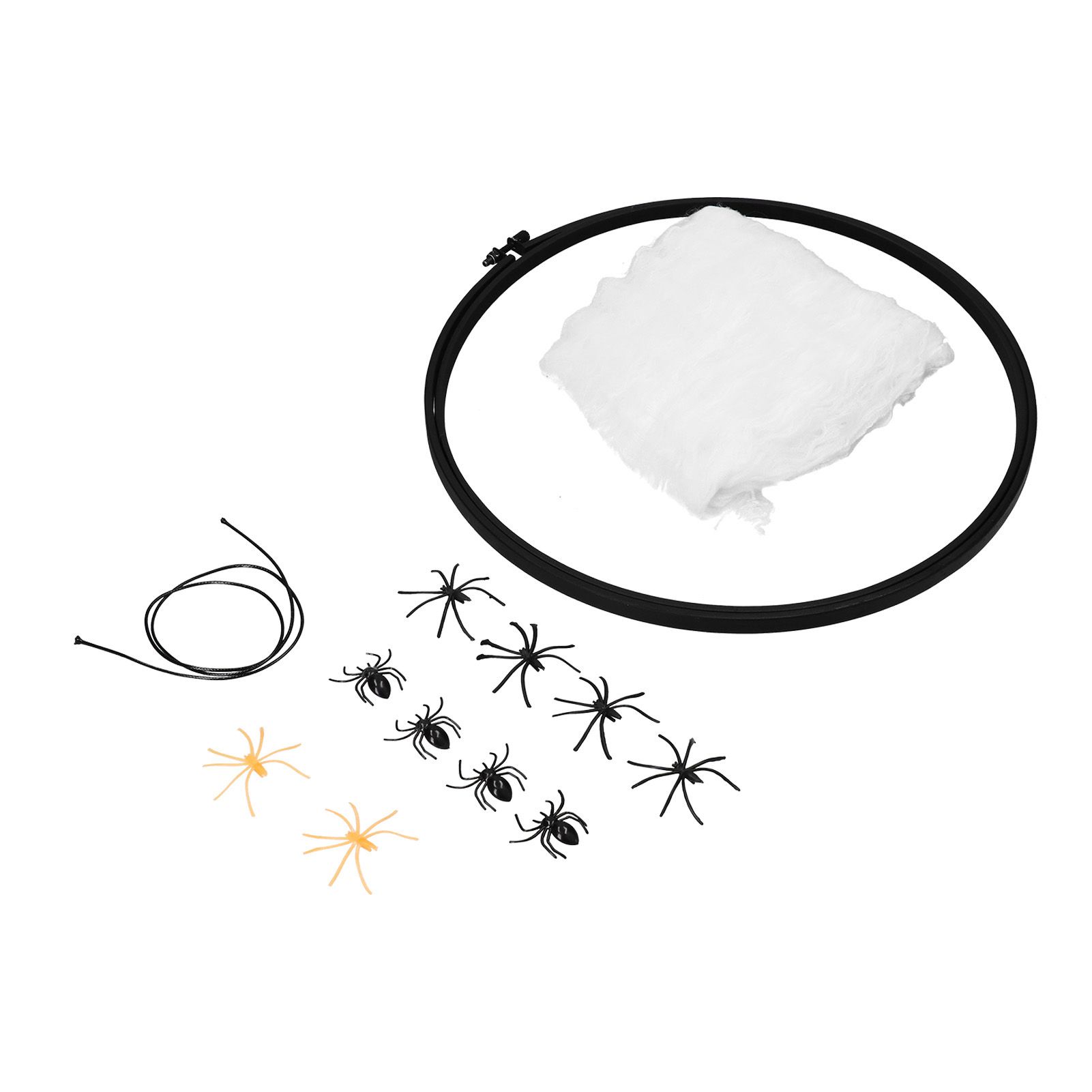 Halloween Embroidery DIY Decorative Cross Stitch Crafts Kit for Home Festival DecorationWithout Bowknot - Image 3