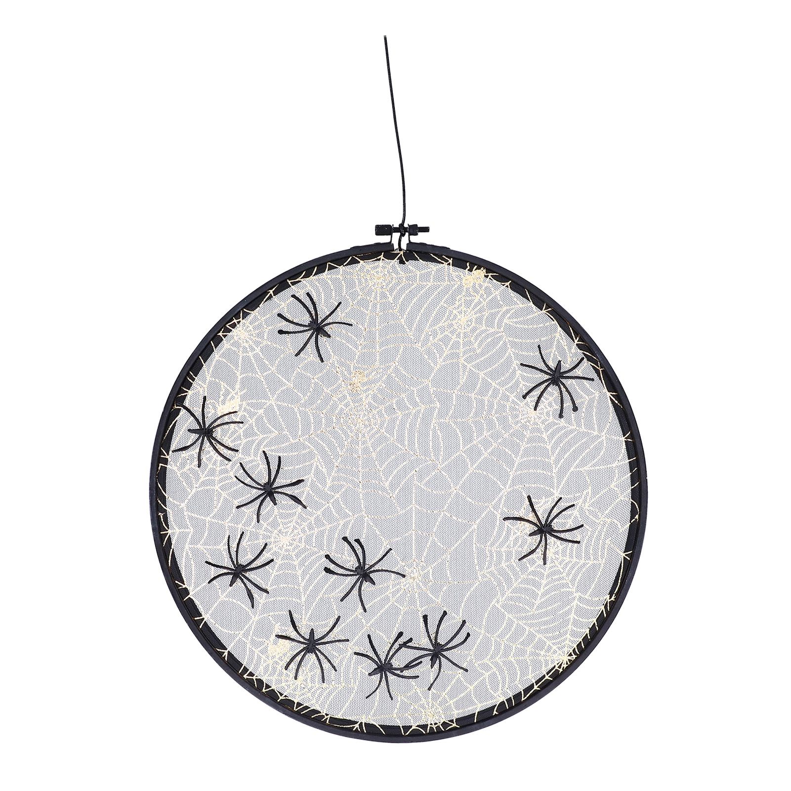Halloween Embroidery DIY Hanging Decorative Cross Stitch Crafts Ornament for Home FestivalWithout Bowknot - Image 2