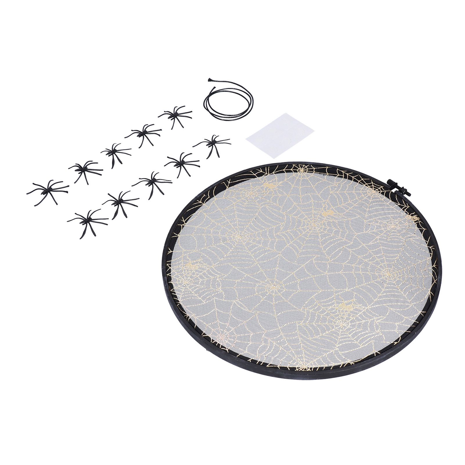 Halloween Embroidery DIY Hanging Decorative Cross Stitch Crafts Ornament for Home FestivalWithout Bowknot - Image 4