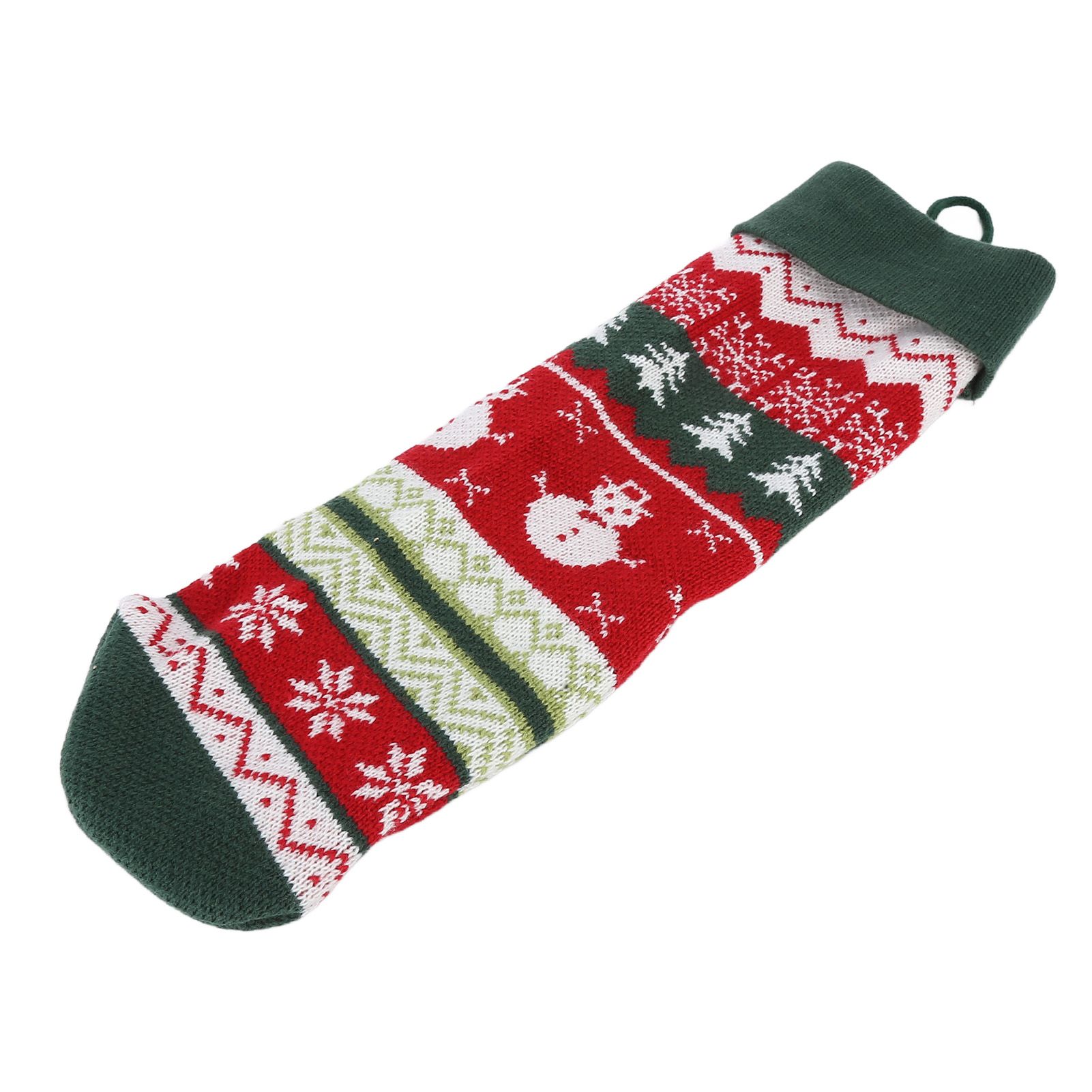 Christmas Decorations Children Sock Ornament Gift Bag Home Decoration for FestivalGreen Rope - Image 2