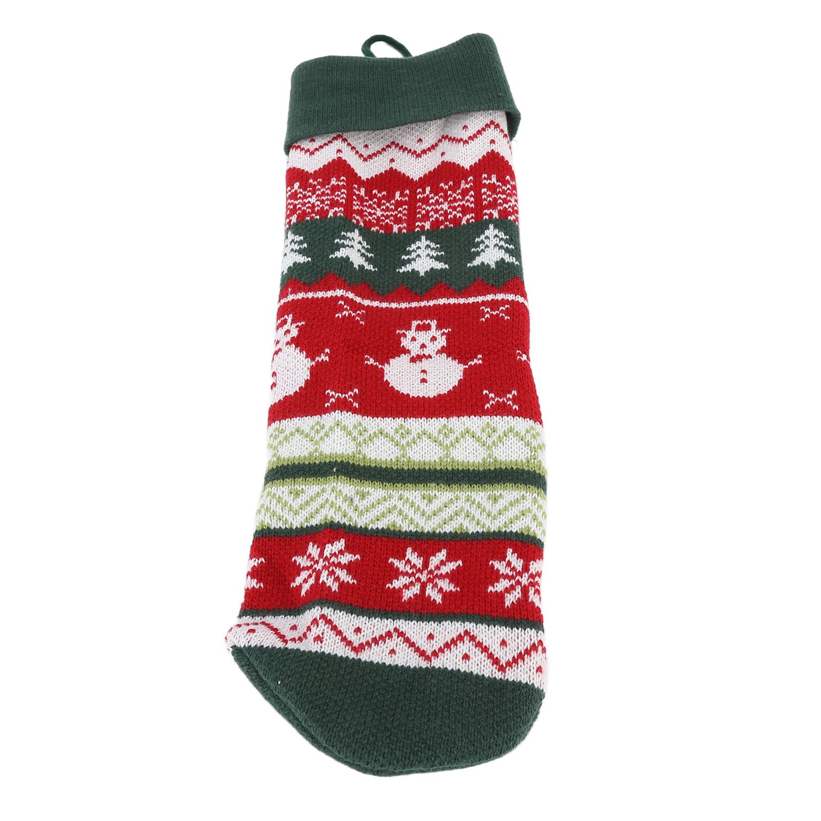 Christmas Decorations Children Sock Ornament Gift Bag Home Decoration for FestivalGreen Rope - Image 6