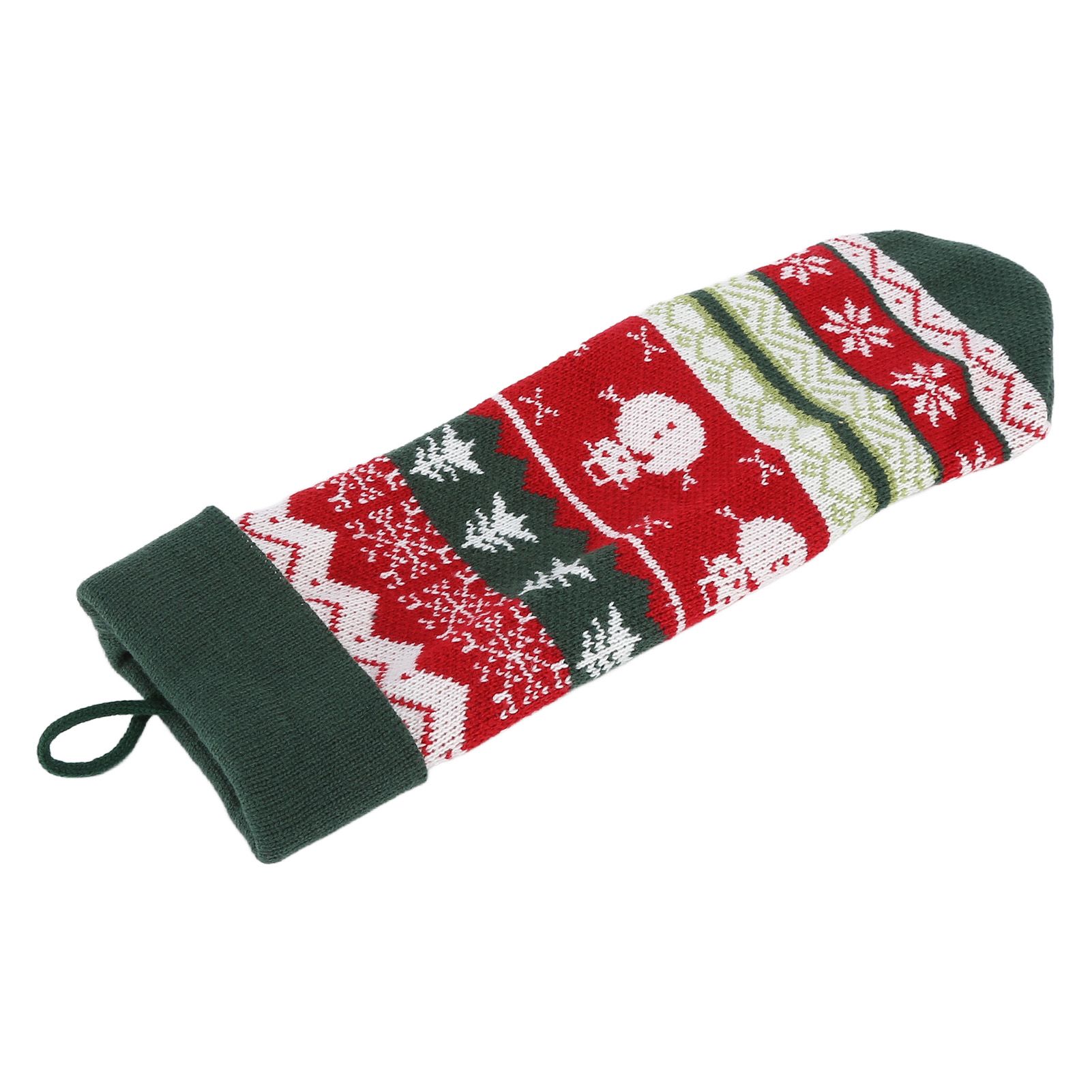 Christmas Decorations Children Sock Ornament Gift Bag Home Decoration for FestivalGreen Rope - Image 7