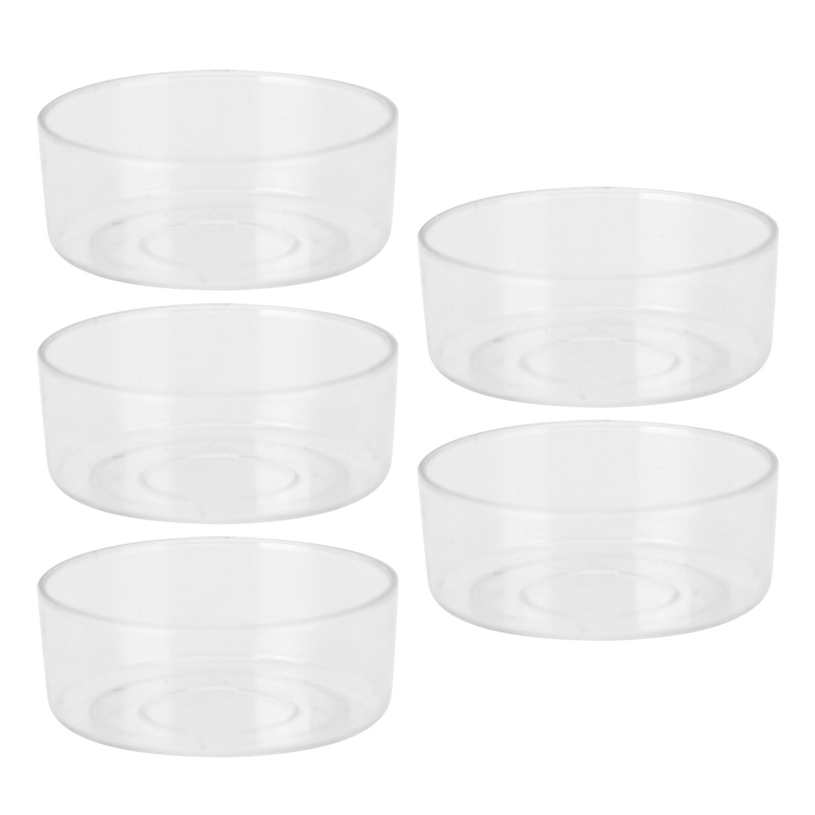50Pcs DIY Plastic Candle Mold Transparent Heat Resistant Candle Making Container AccessoryRound Shape - Image 2