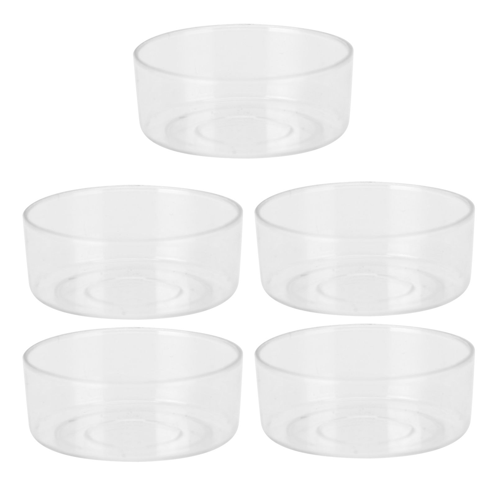 50Pcs DIY Plastic Candle Mold Transparent Heat Resistant Candle Making Container AccessoryRound Shape - Image 3