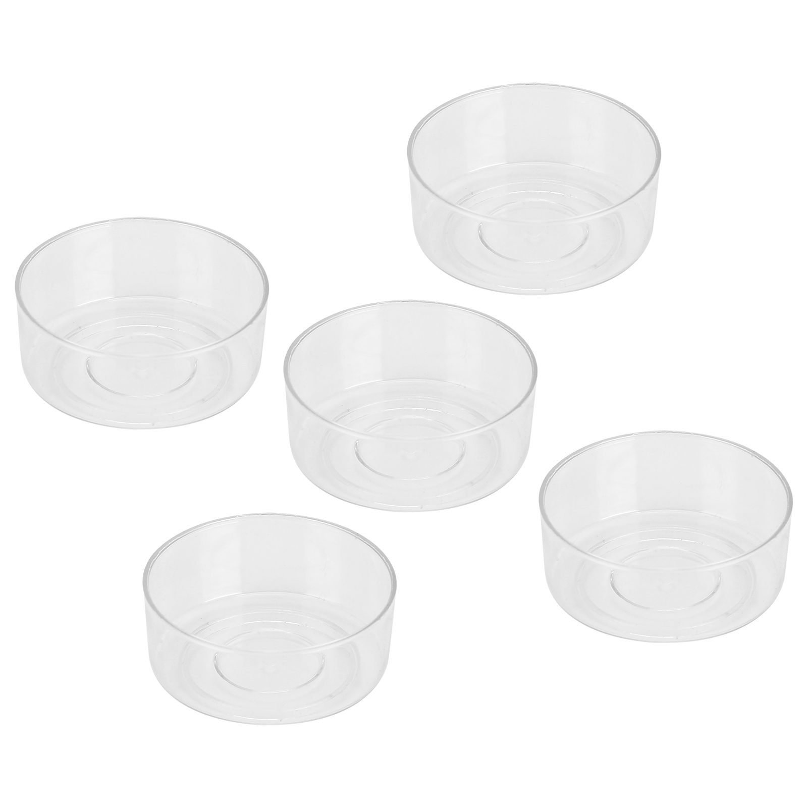 50Pcs DIY Plastic Candle Mold Transparent Heat Resistant Candle Making Container AccessoryRound Shape - Image 6