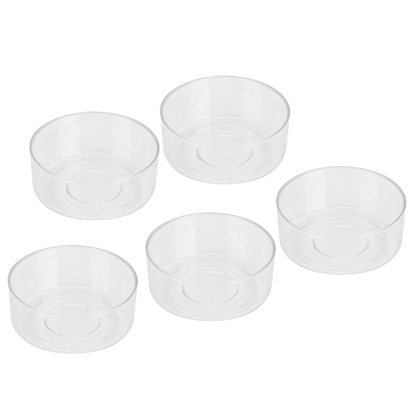 50Pcs DIY Plastic Candle Mold Transparent Heat Resistant Candle Making Container AccessoryRound Shape - Image 7